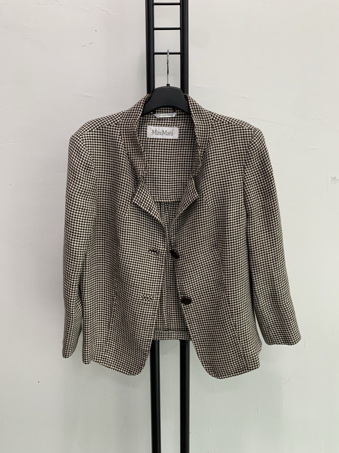 정품 막스마라 MaxMara 체크 자켓