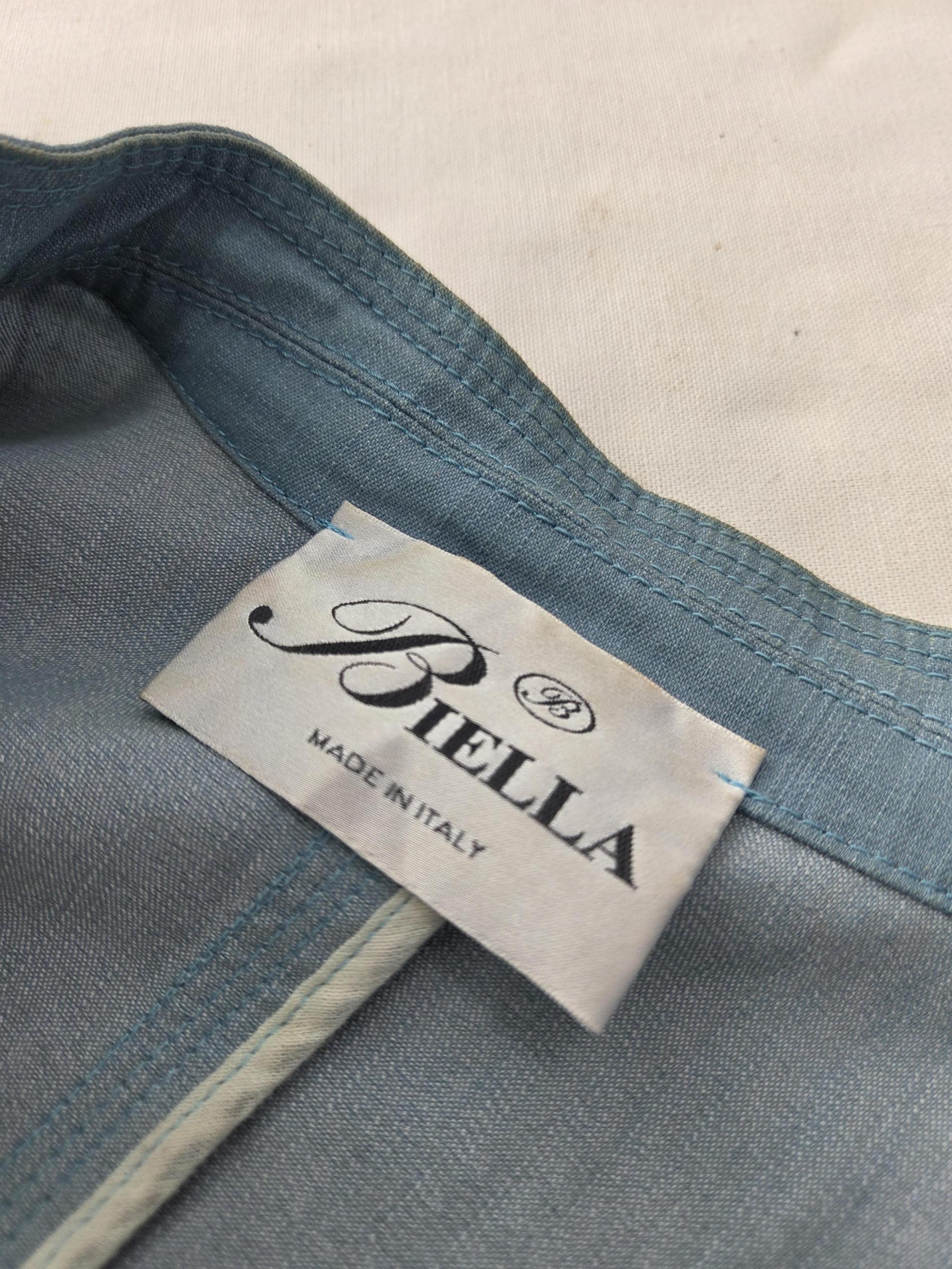 정품 비엘라 Biella 블루 자켓