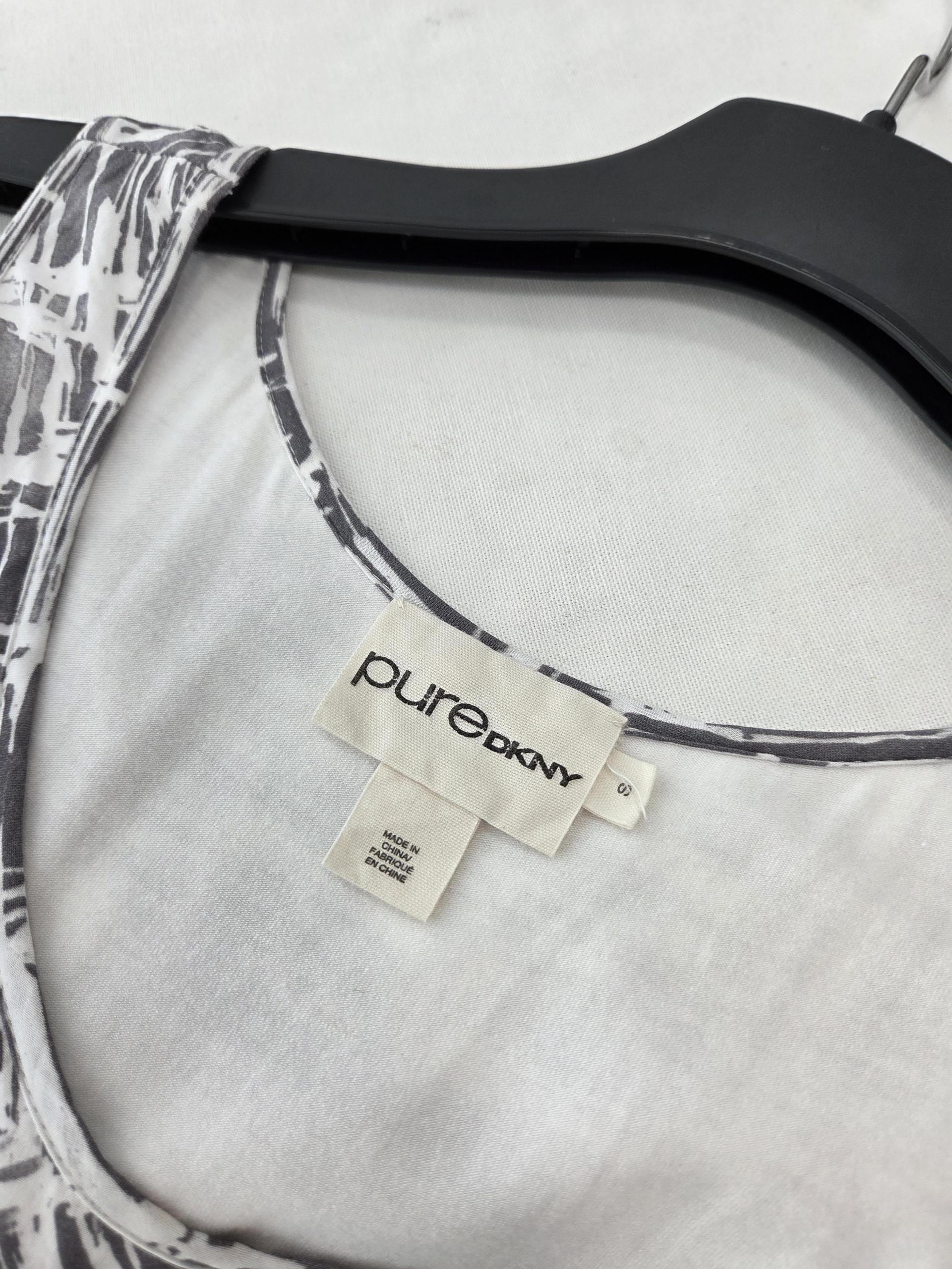 정품 퓨어도나카란 PURE DKNY 패턴 나시