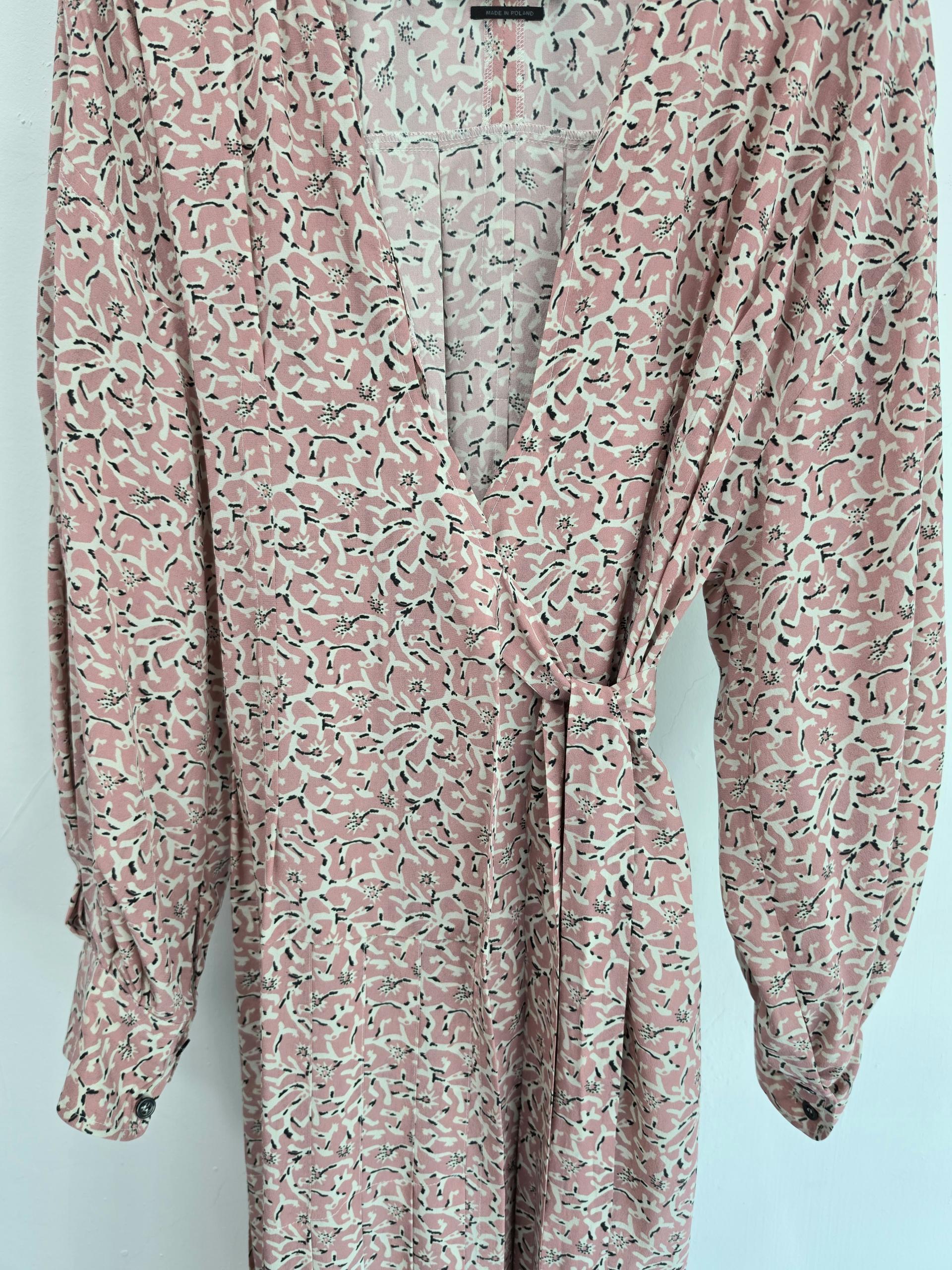 정품 이자벨 마랑 ISABEL MARANT 원피스 핑크 플라워 패턴