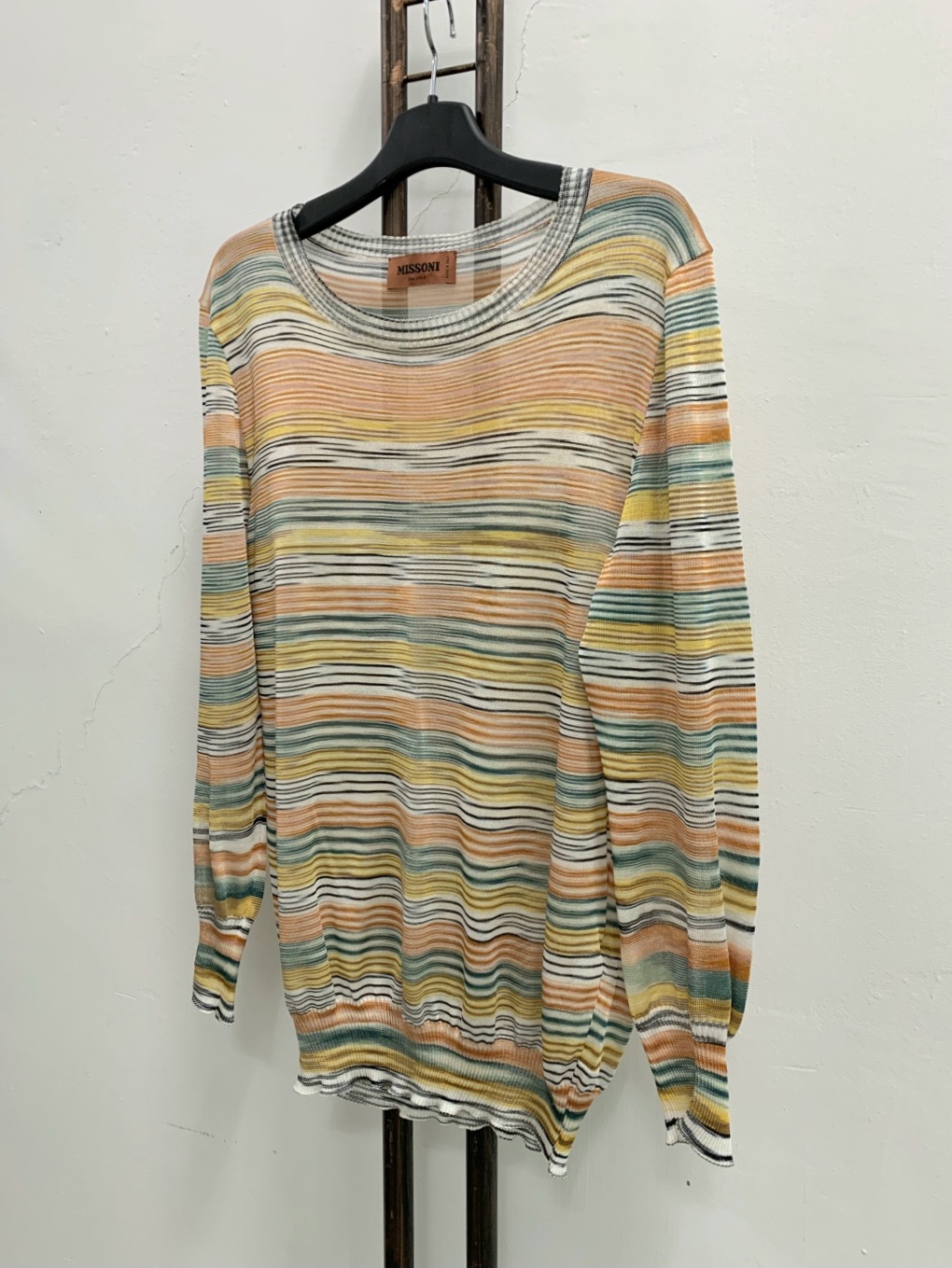 정품 미쏘니 MISSONI DAL1953 스트라이프 니트