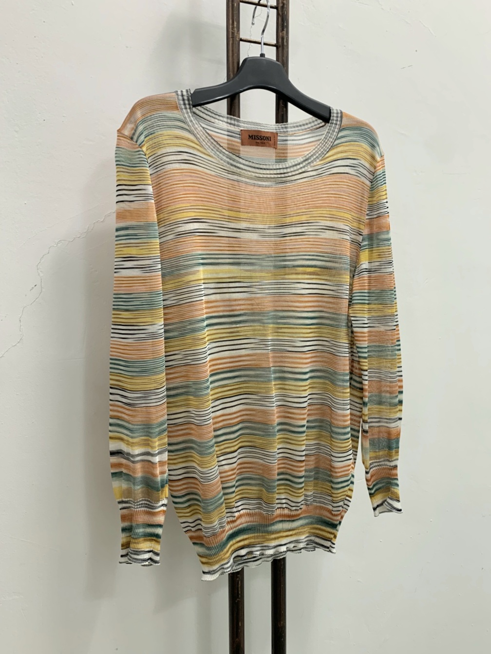 정품 미쏘니 MISSONI DAL1953 스트라이프 니트