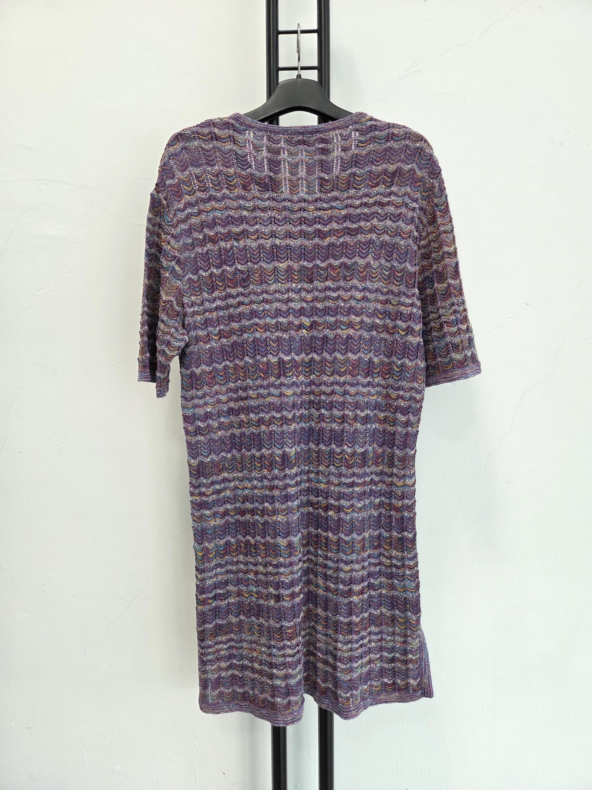 정품 미쏘니 MISSONI 니트 미디 원피스