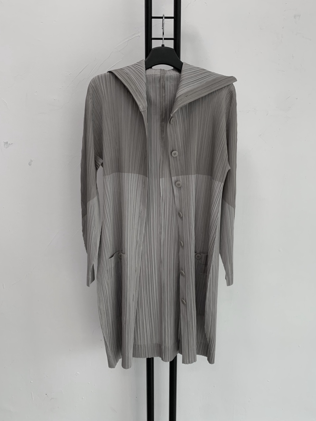 정품 플리츠 플리즈 PLEATS PLEASE 후드 가디건
