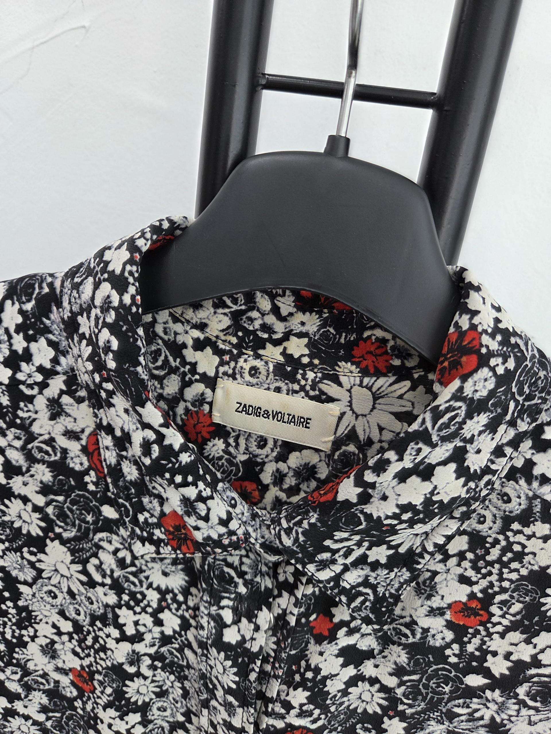 정품 쟈딕앤볼테르 ZADIG&VOLTAIRE 플라워 롱 원피스