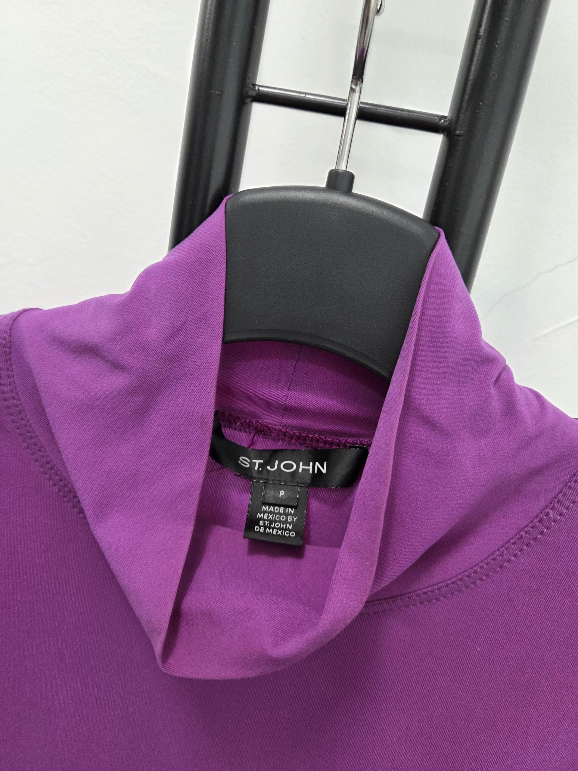 신세계정품)) 센존 ST.JOHN 반폴라 퍼플 티셔츠