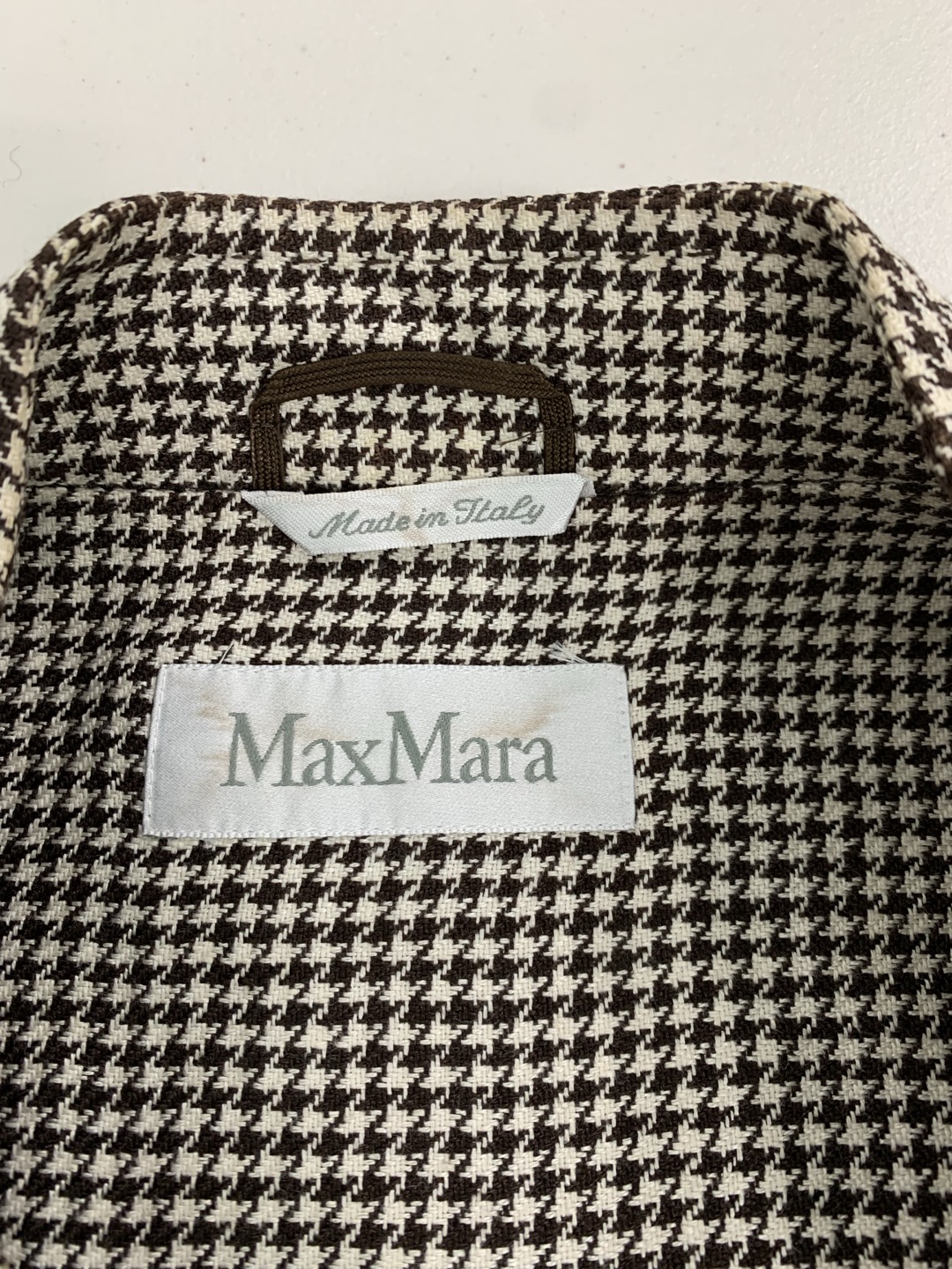 정품 막스마라 MaxMara 체크 자켓