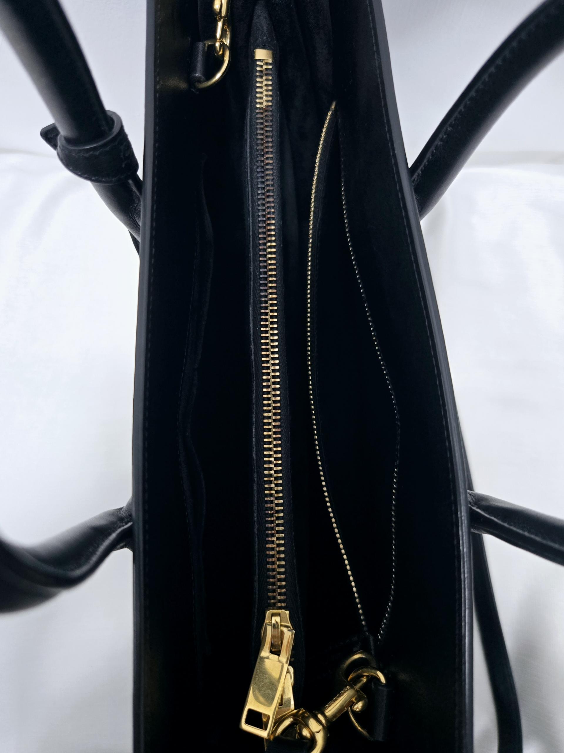 정품 생로랑 SAINT LAURENT 삭 드쥬르 블랙 토트백 숄더백