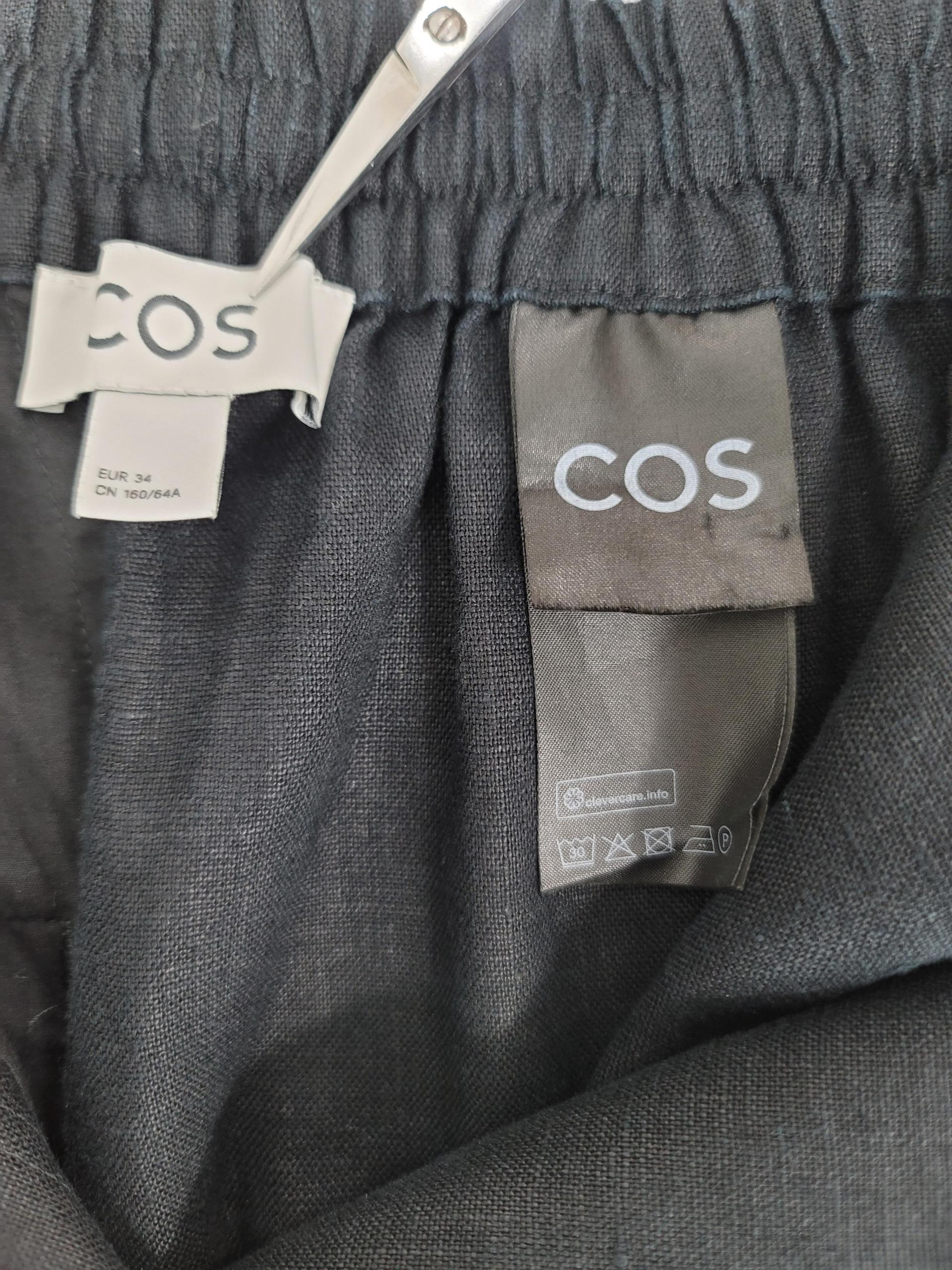 정품 코스 COS 검정색 통바지