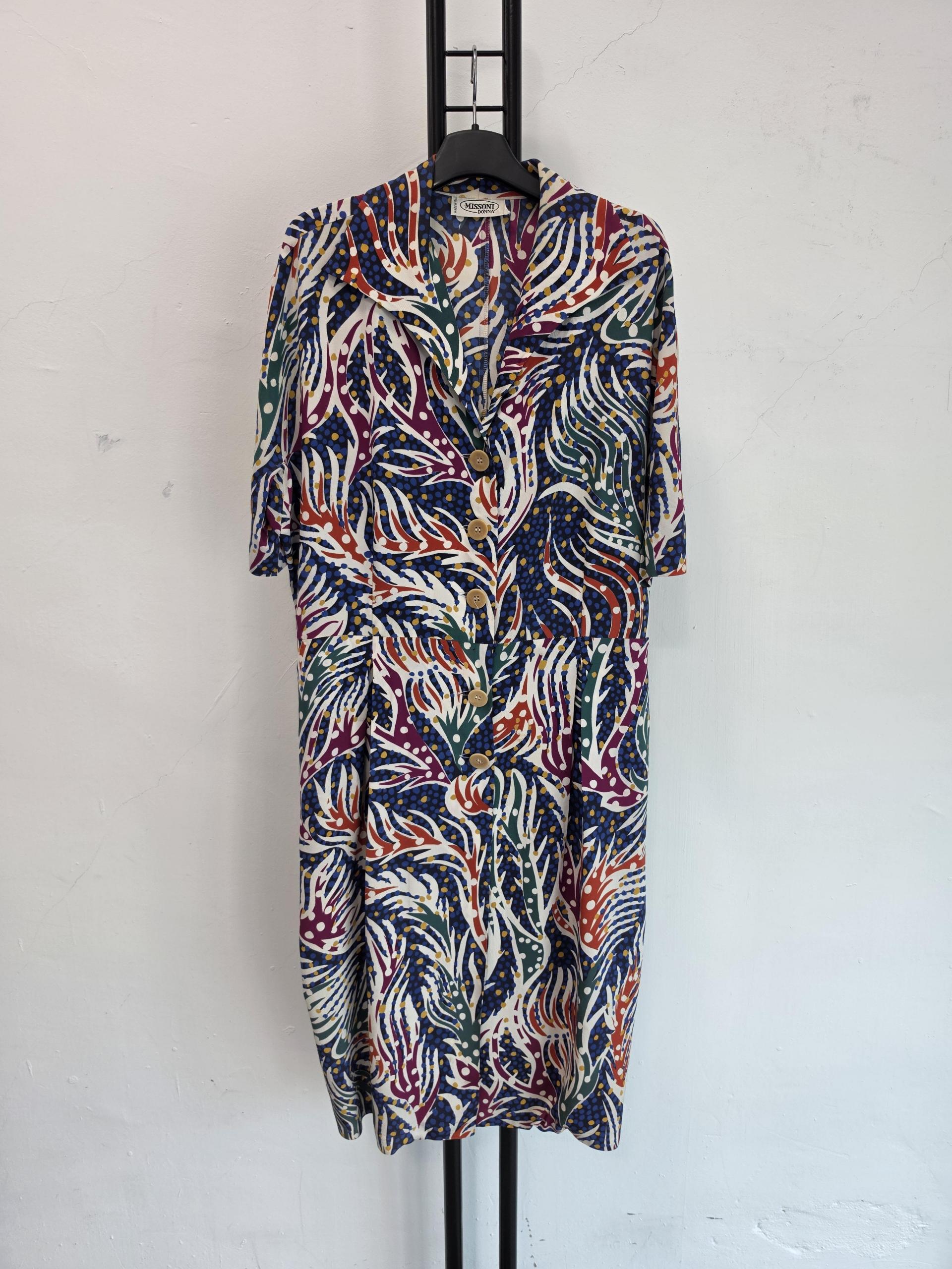 정품 미쏘니 MISSONI 패턴 원피스