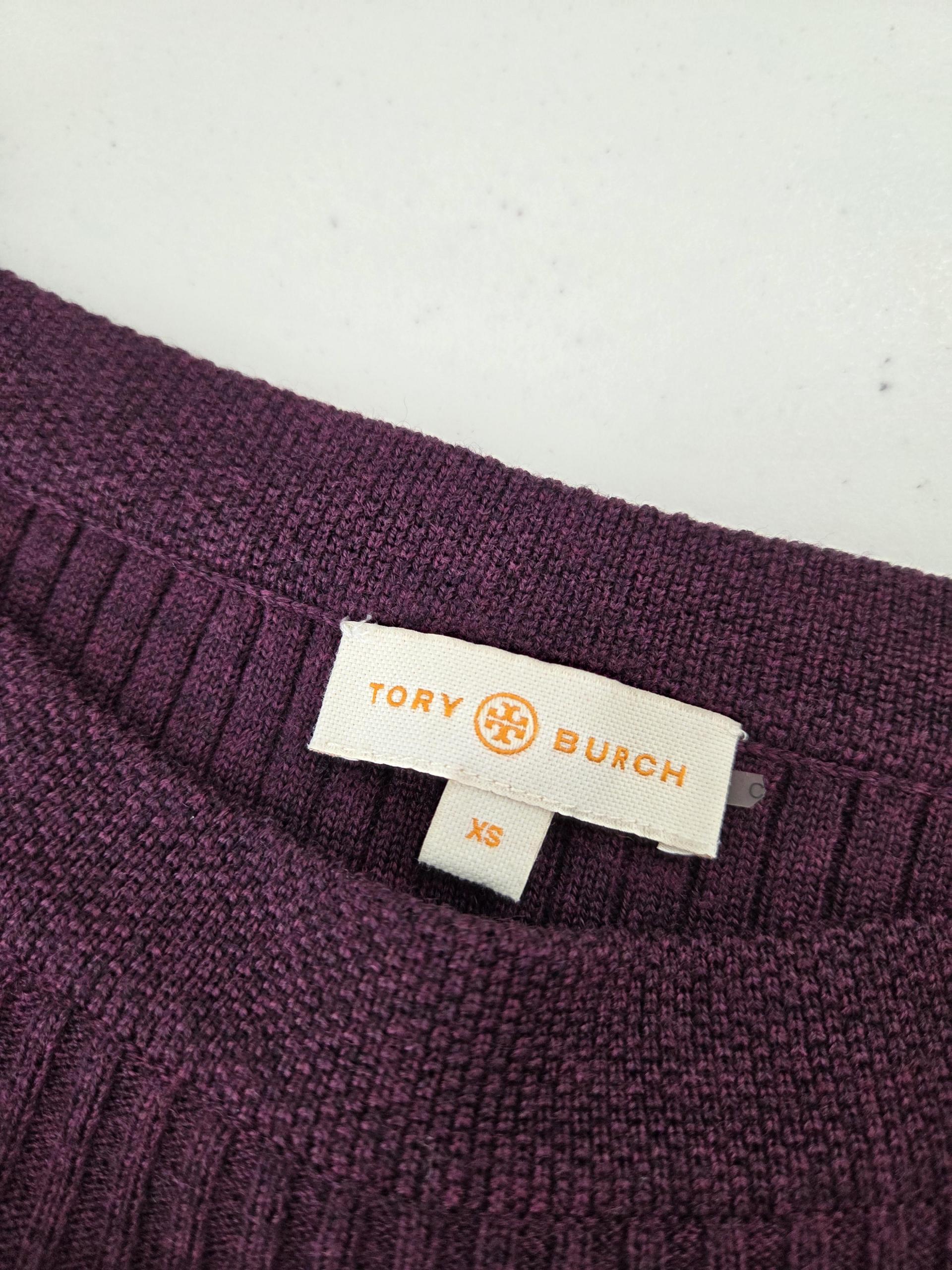 정품 토리버치 TORY BURCH 골지 니트 티셔츠