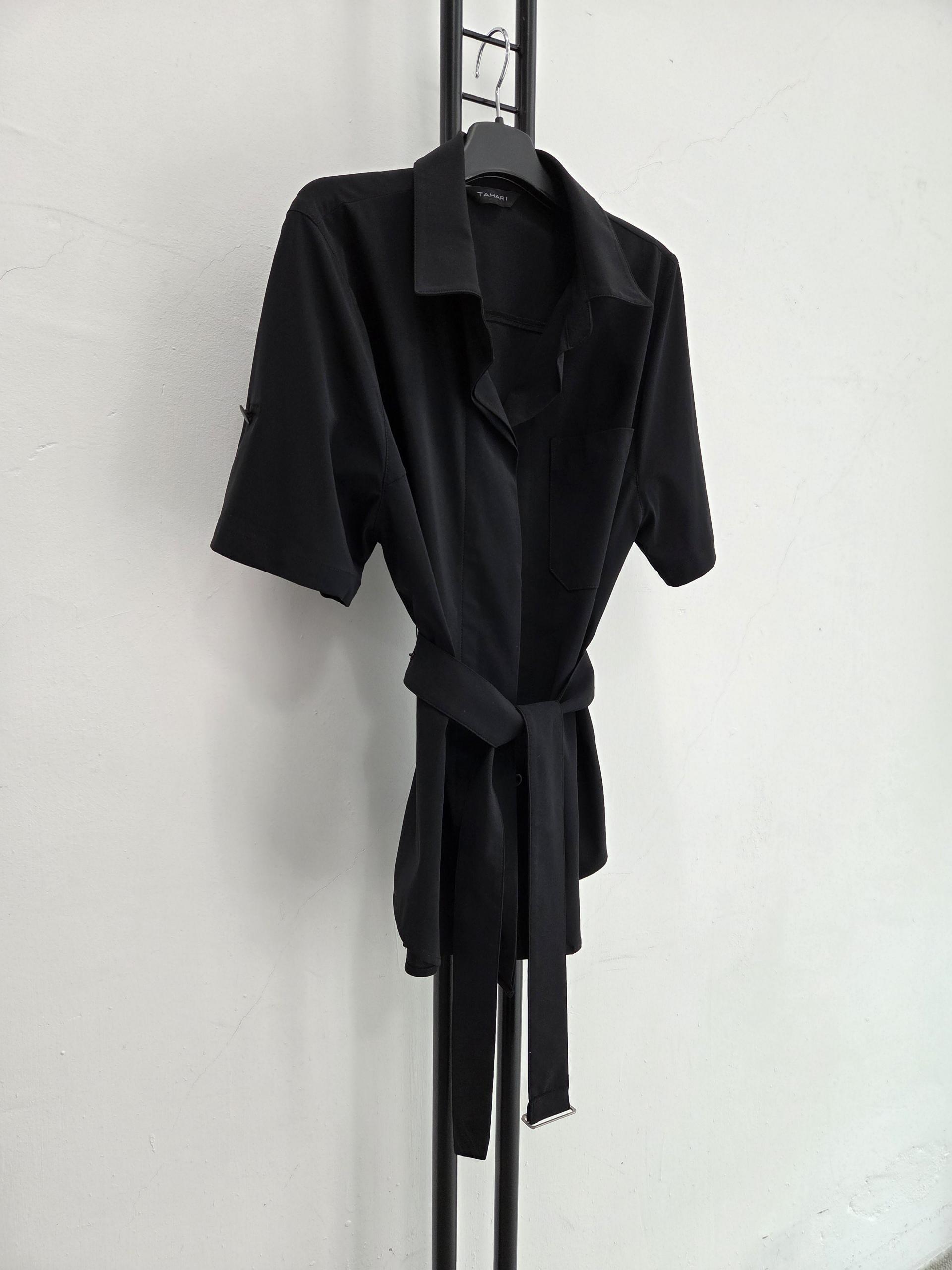 정품 타하리 TAHARI 블랙 셔츠