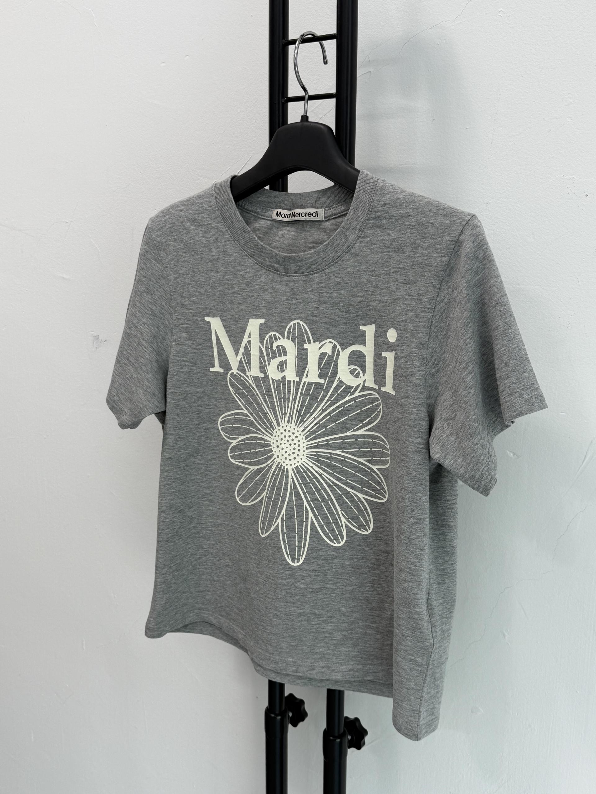정품 Mardi Mercred 마르디 마크르디 그레이 반팔
