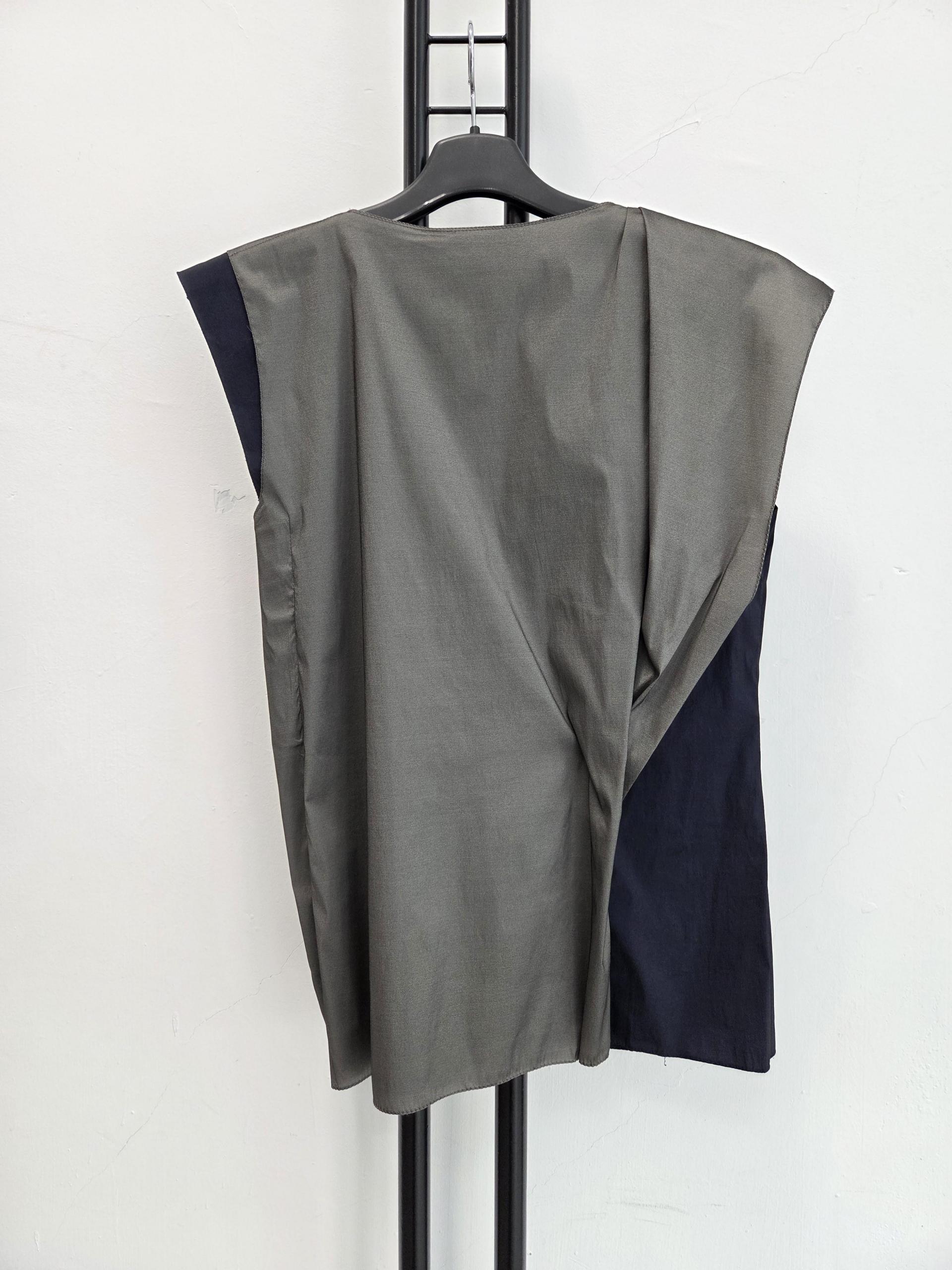 정품 랑방 LANVIN 언발란스 블라우스