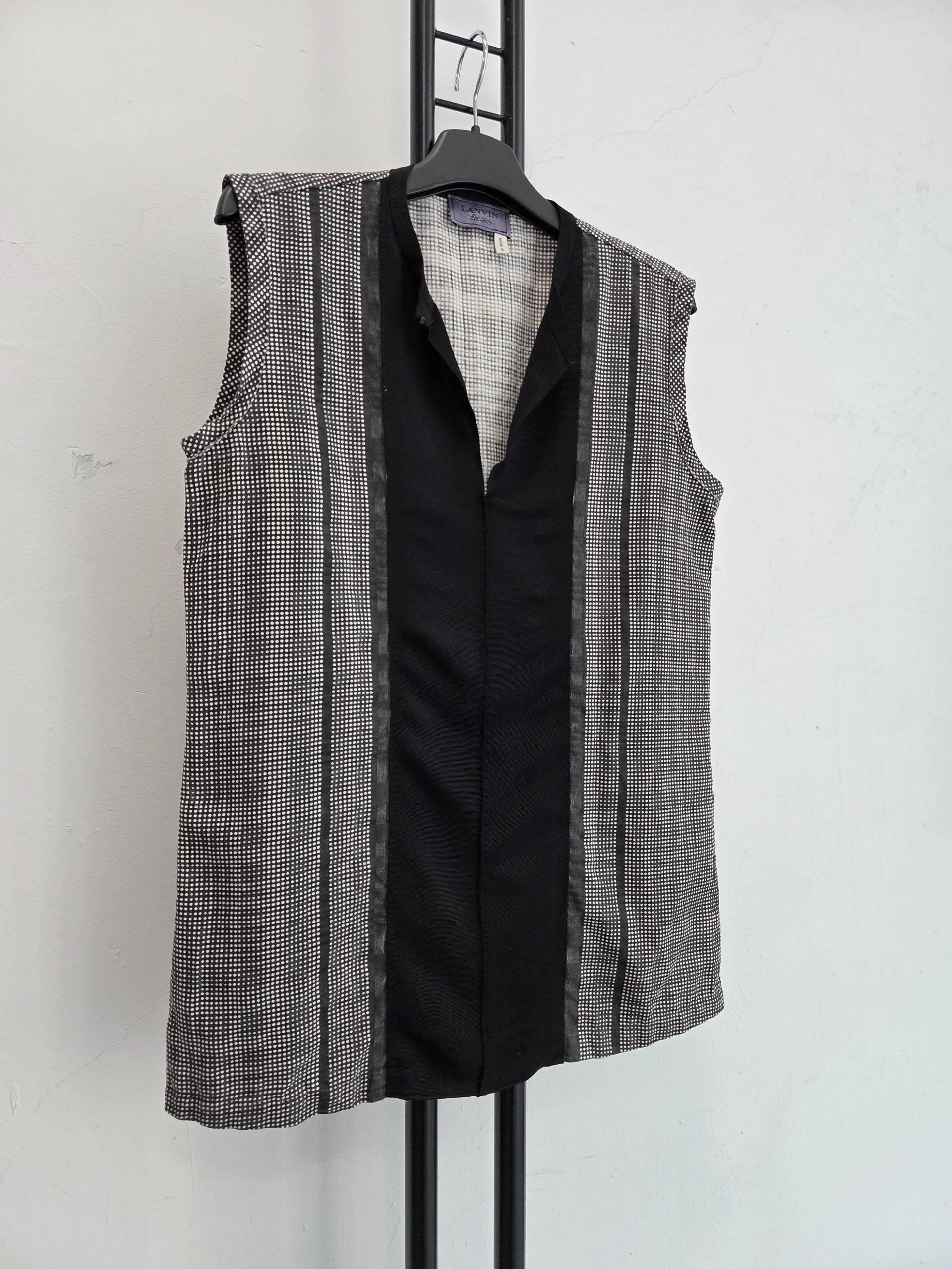 전품 랑방 LANVIN 민소매 블라우스