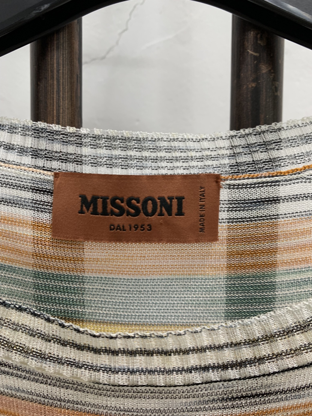 정품 미쏘니 MISSONI DAL1953 스트라이프 니트