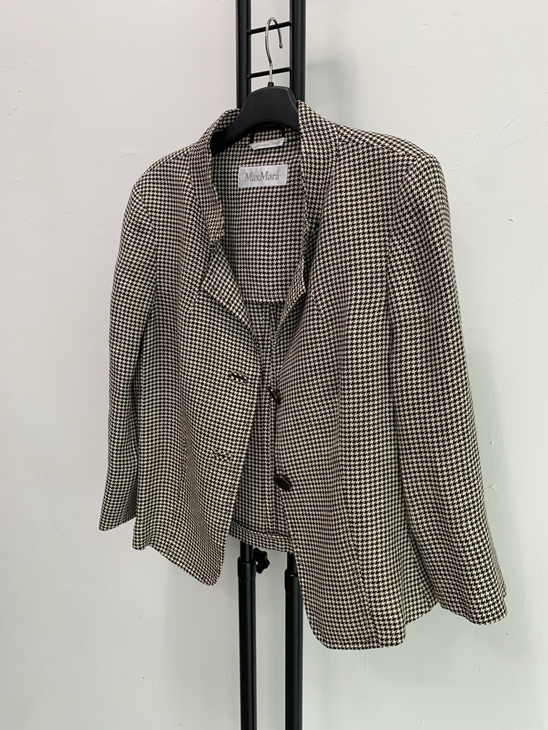 정품 막스마라 MaxMara 체크 자켓