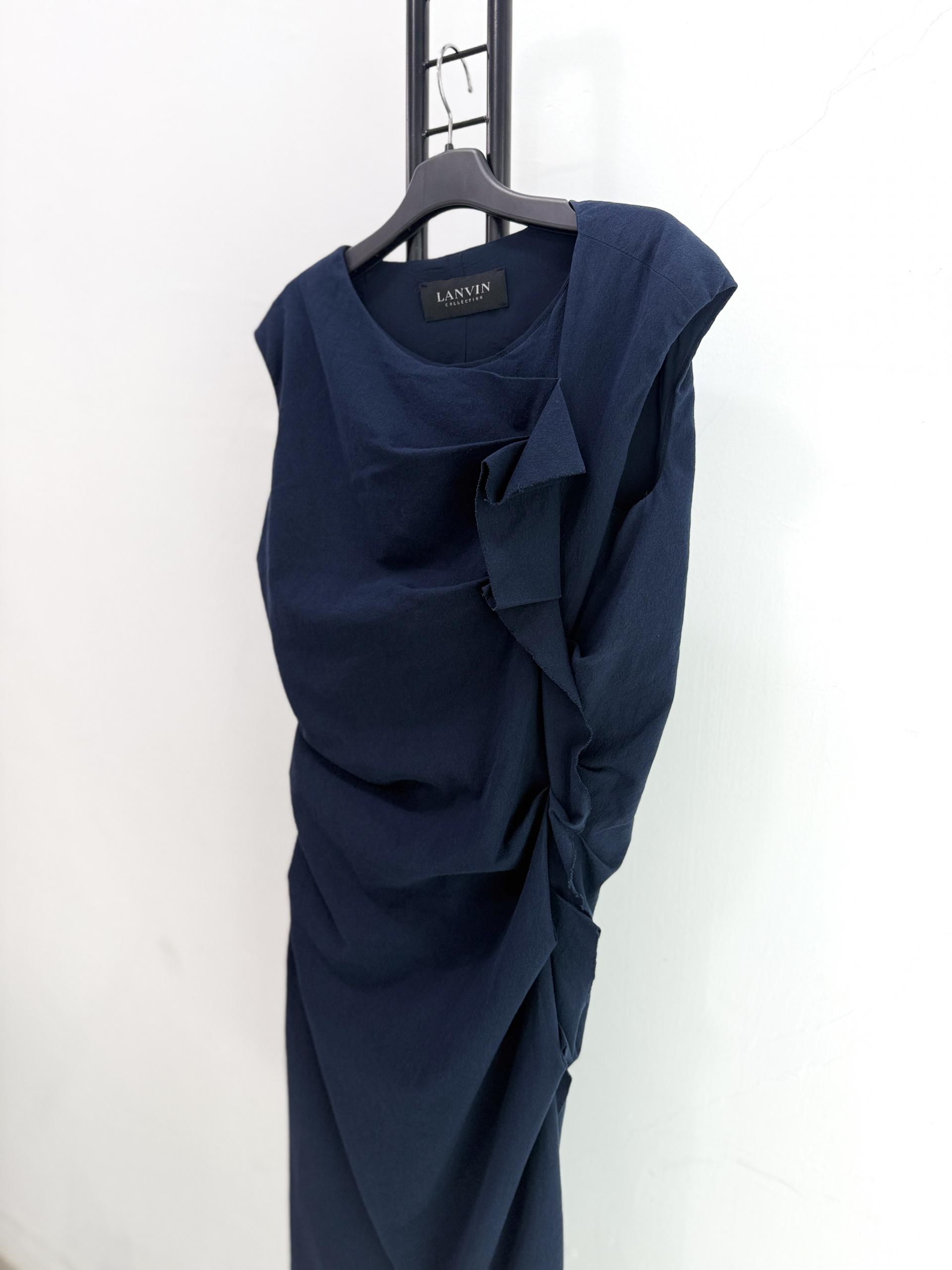 정품 랑방 LANVIN 꼬임 원피스