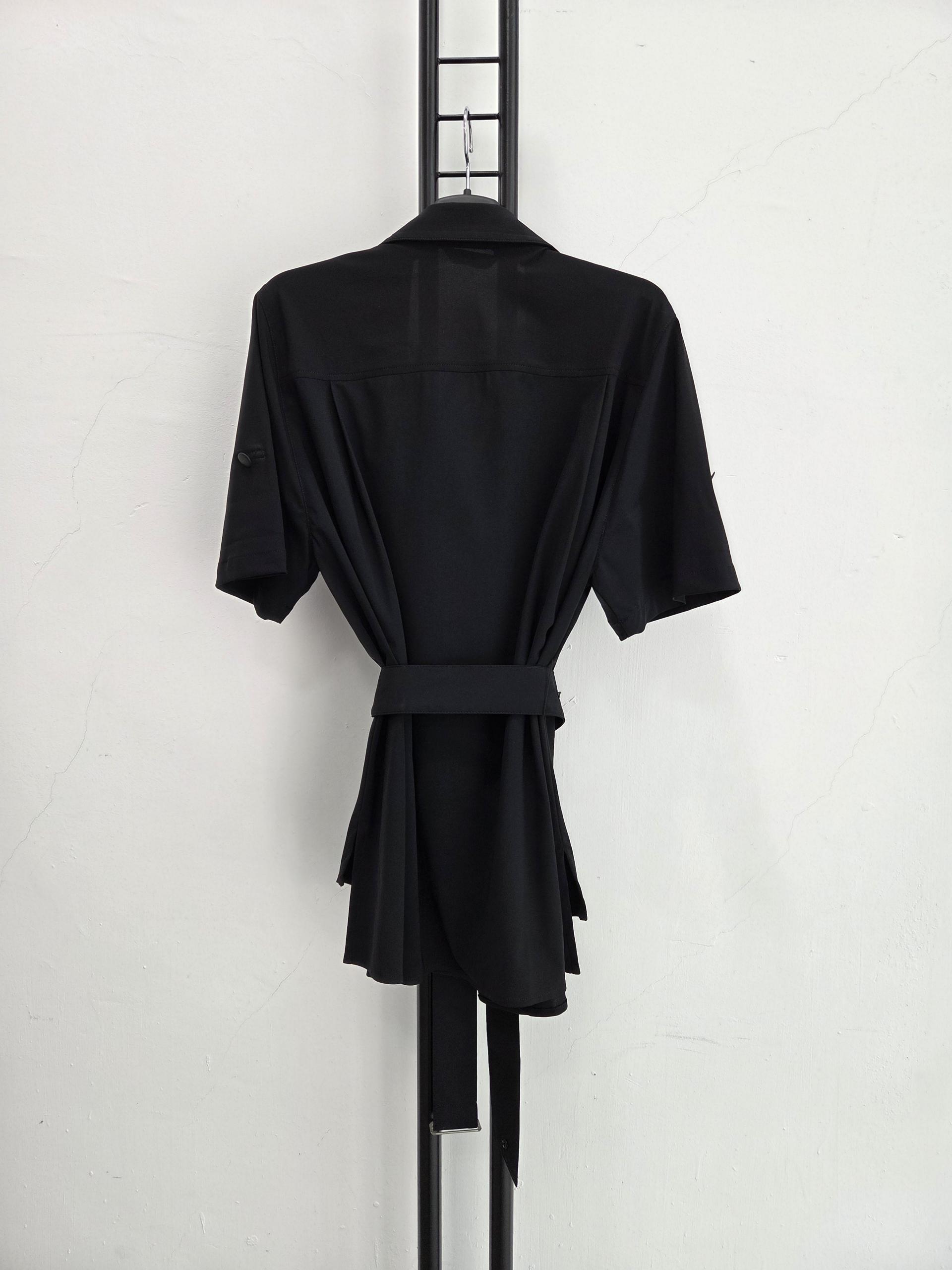 정품 타하리 TAHARI 블랙 셔츠