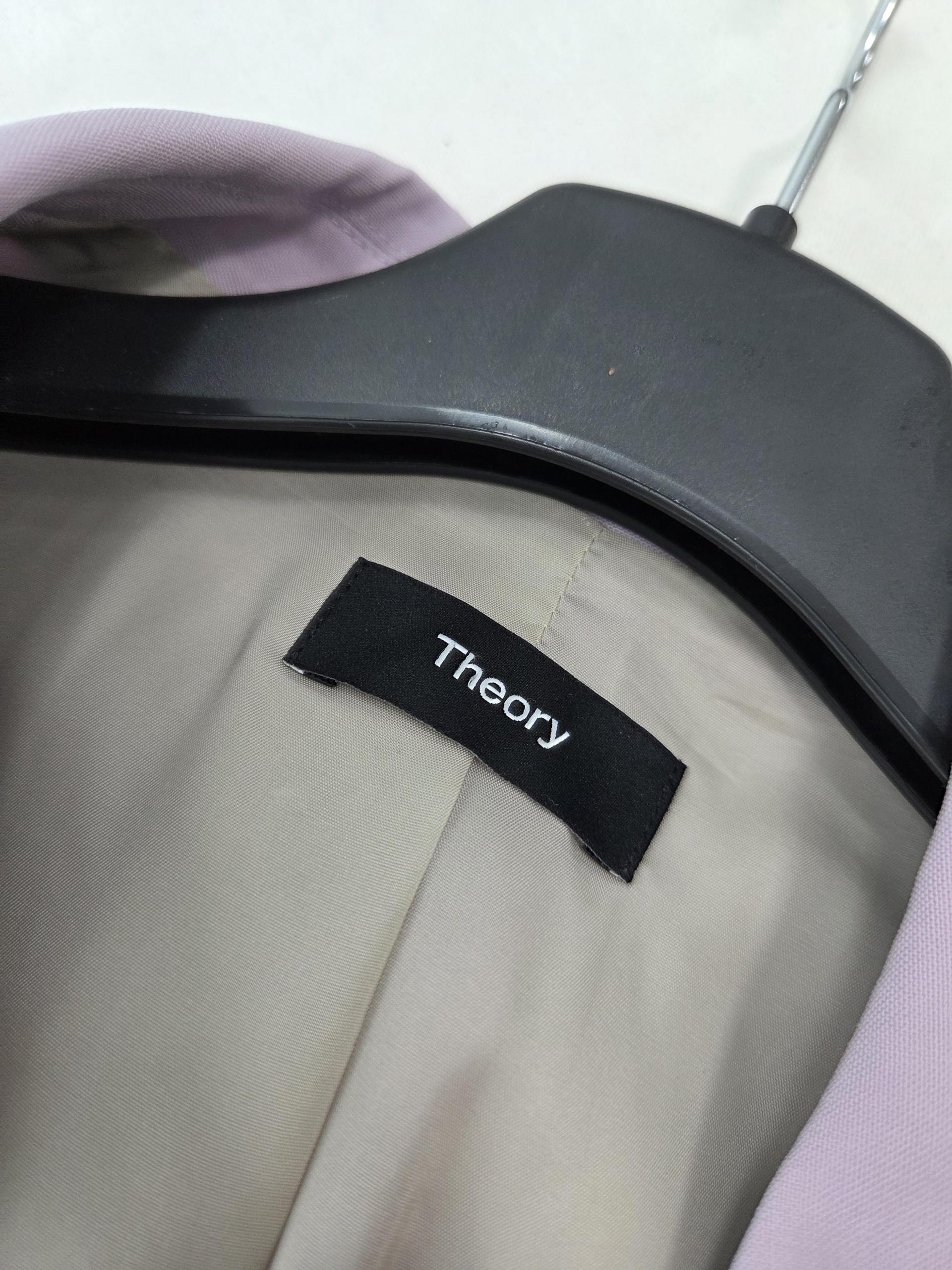 정품 띠어리 THEORY 퍼플 자켓