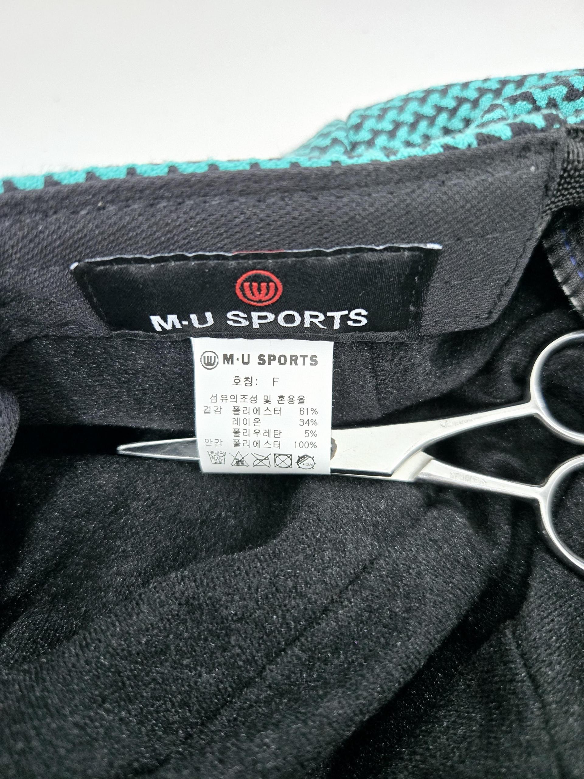 정품 엠유스포츠 MUSPORT 골프웨어 세트 모자 바지