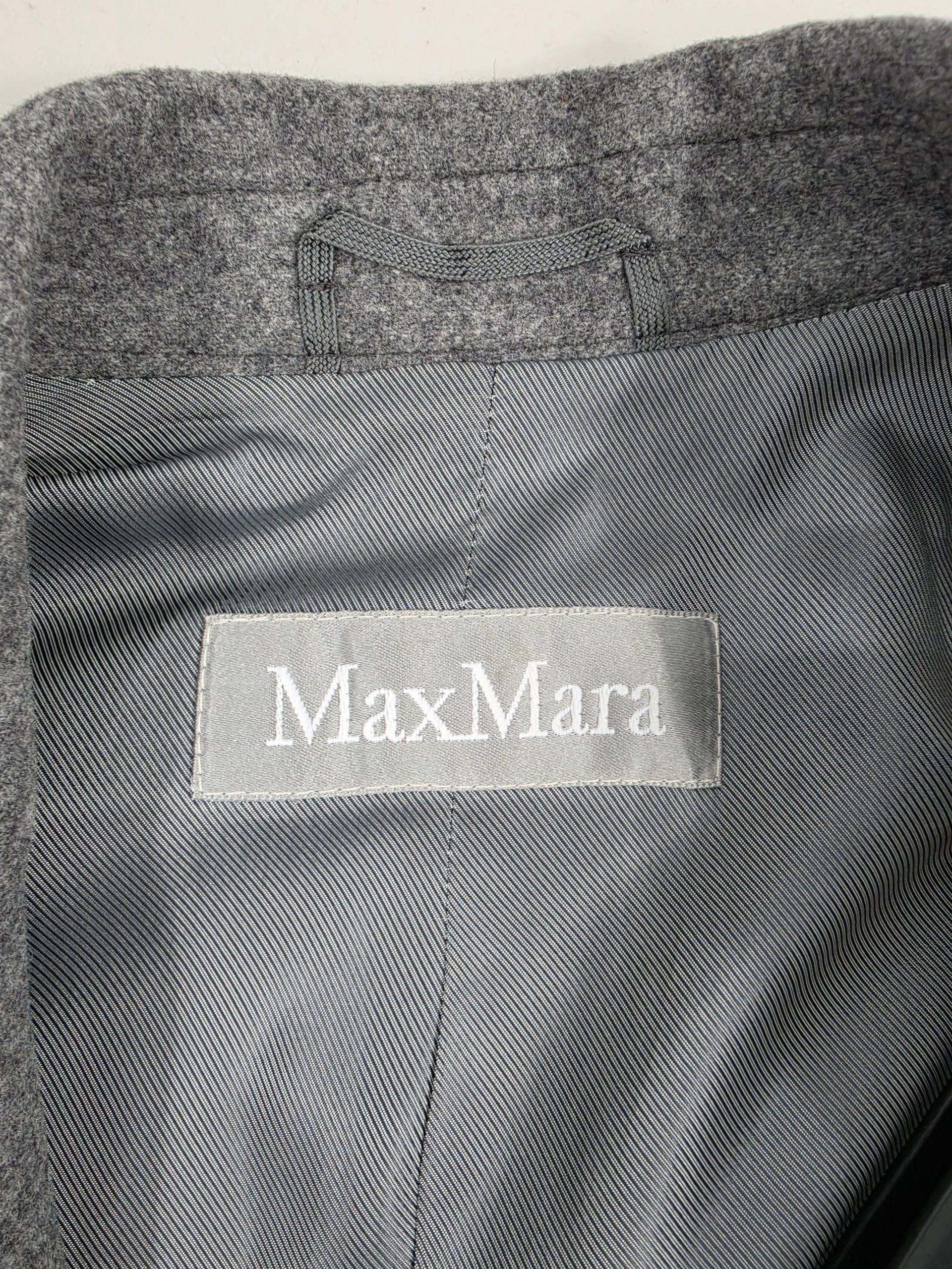 정품 MAXMARA 막스마라 버진울 자켓 그레이