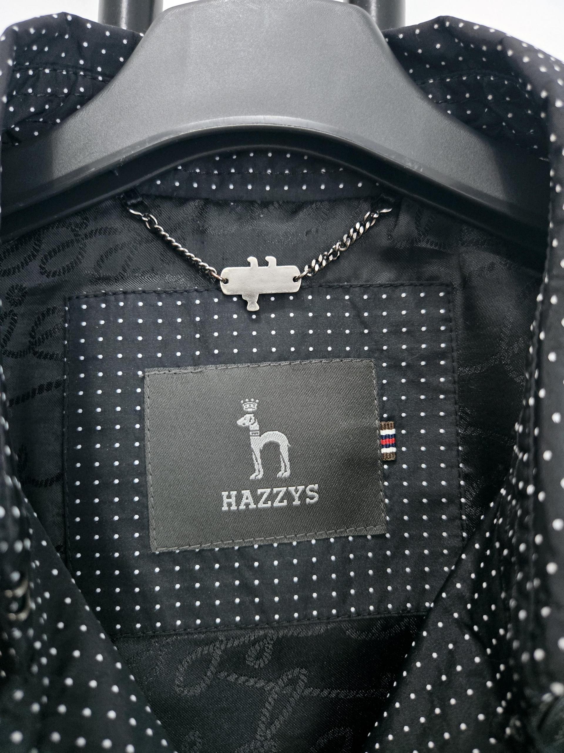 정품 헤지스 HAZZYS 도트 패턴 트렌치자켓