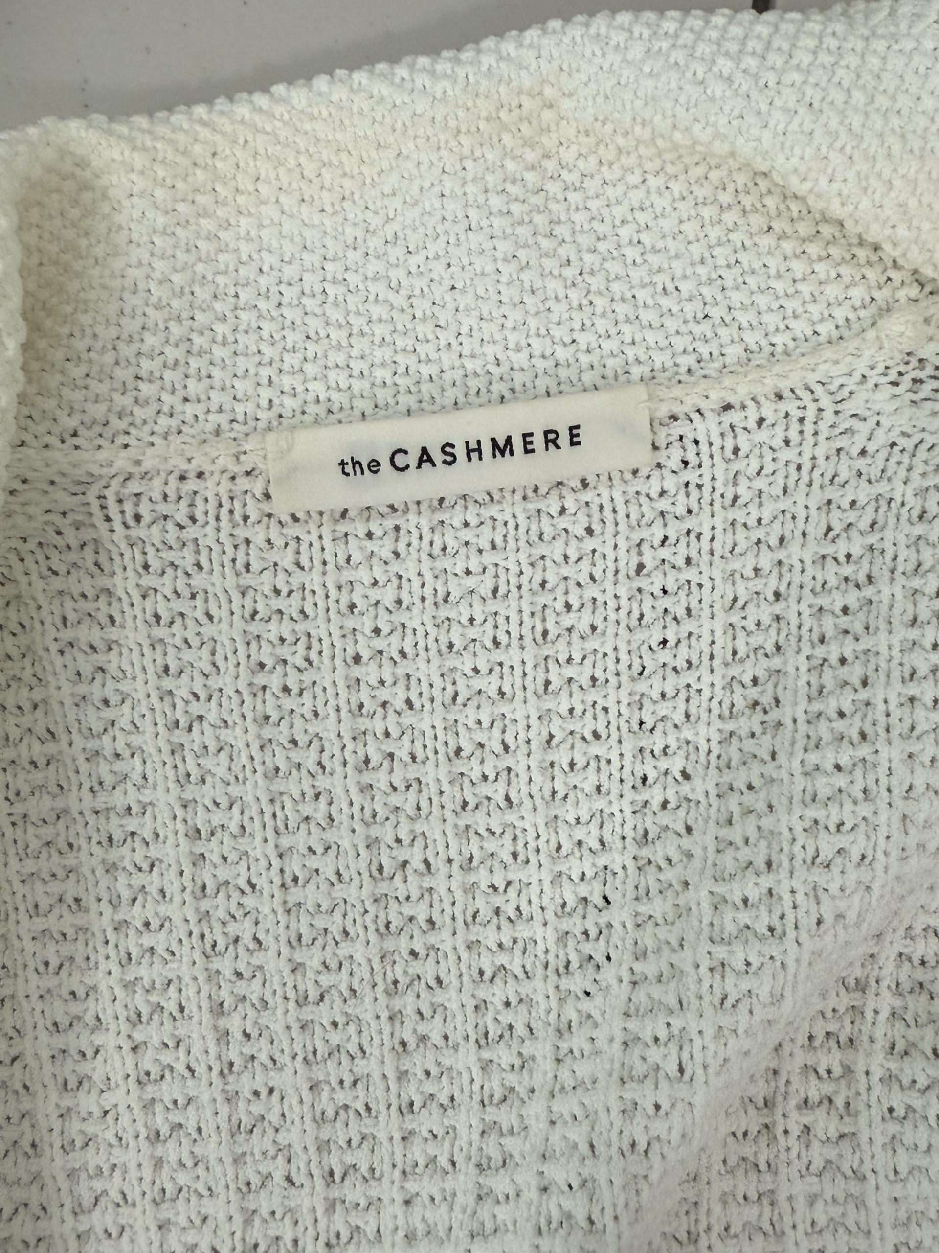 정품 더 케시미어 the CASHMERE 캐시미어 화이트 가디건