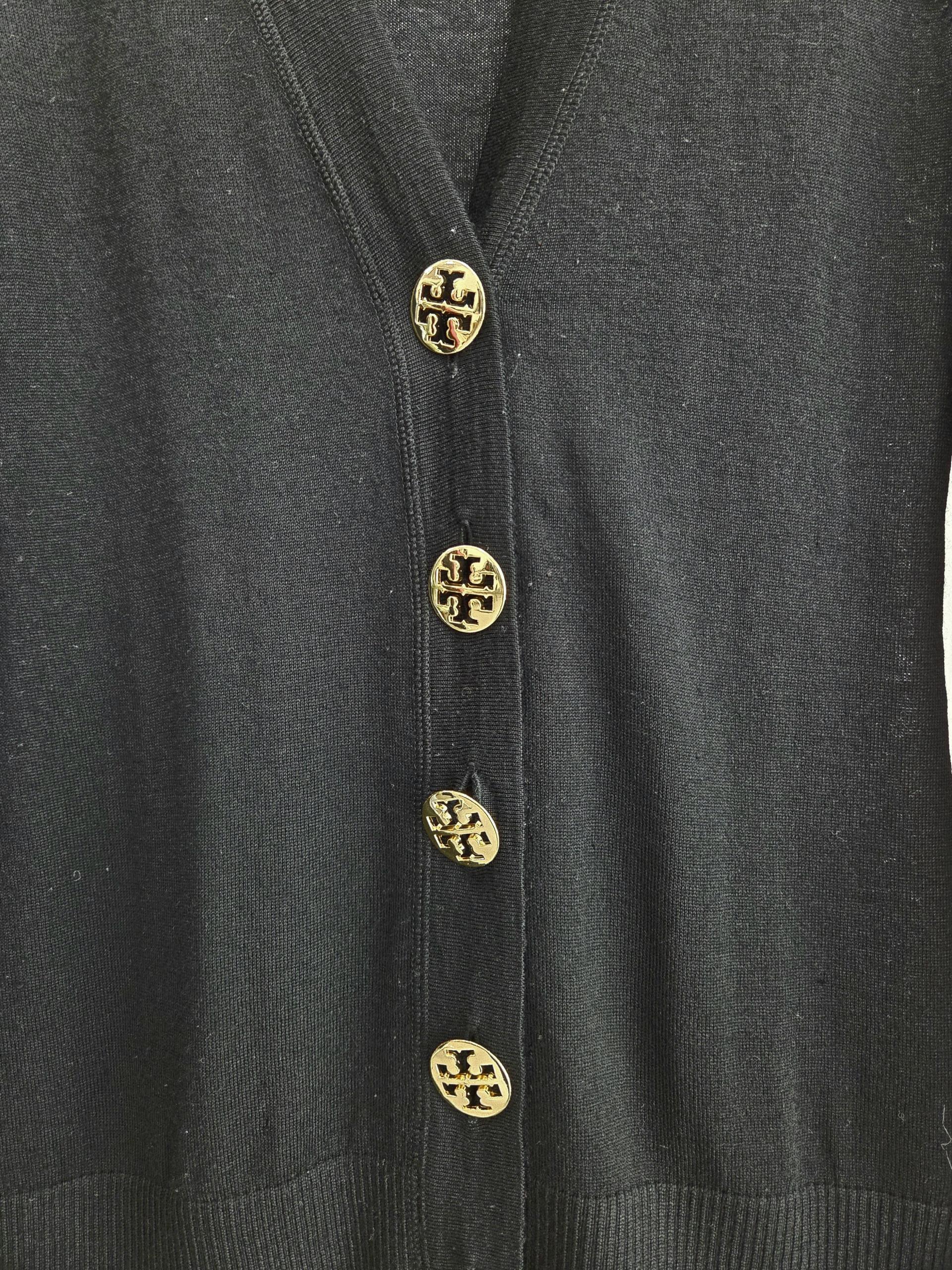 정품 토리버치 TORY BURCH 금장 버튼 가디건