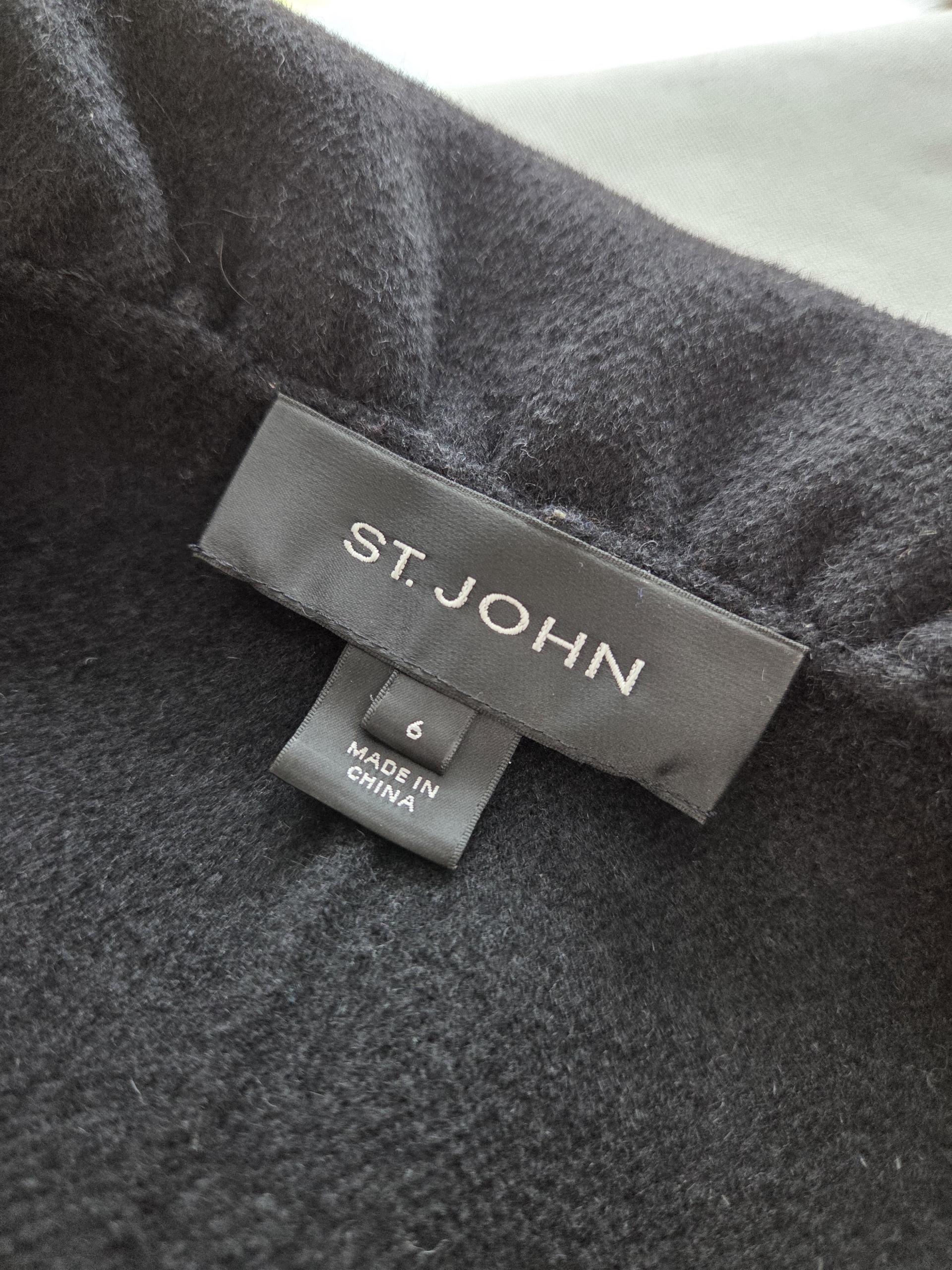 신세계정품)) 센존 ST.JOHN 캐시미어 앙고라 조끼