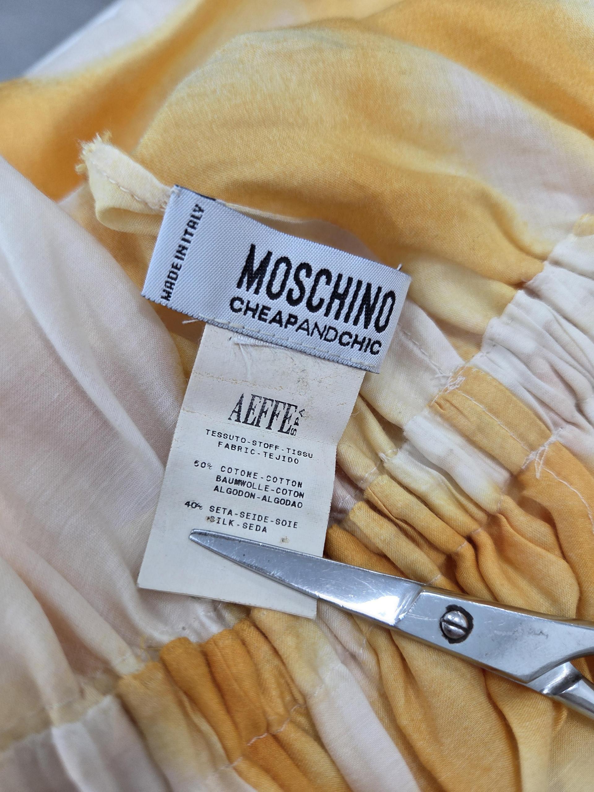 정품 모스키노 MOSCHINO 쉬폰 원피스