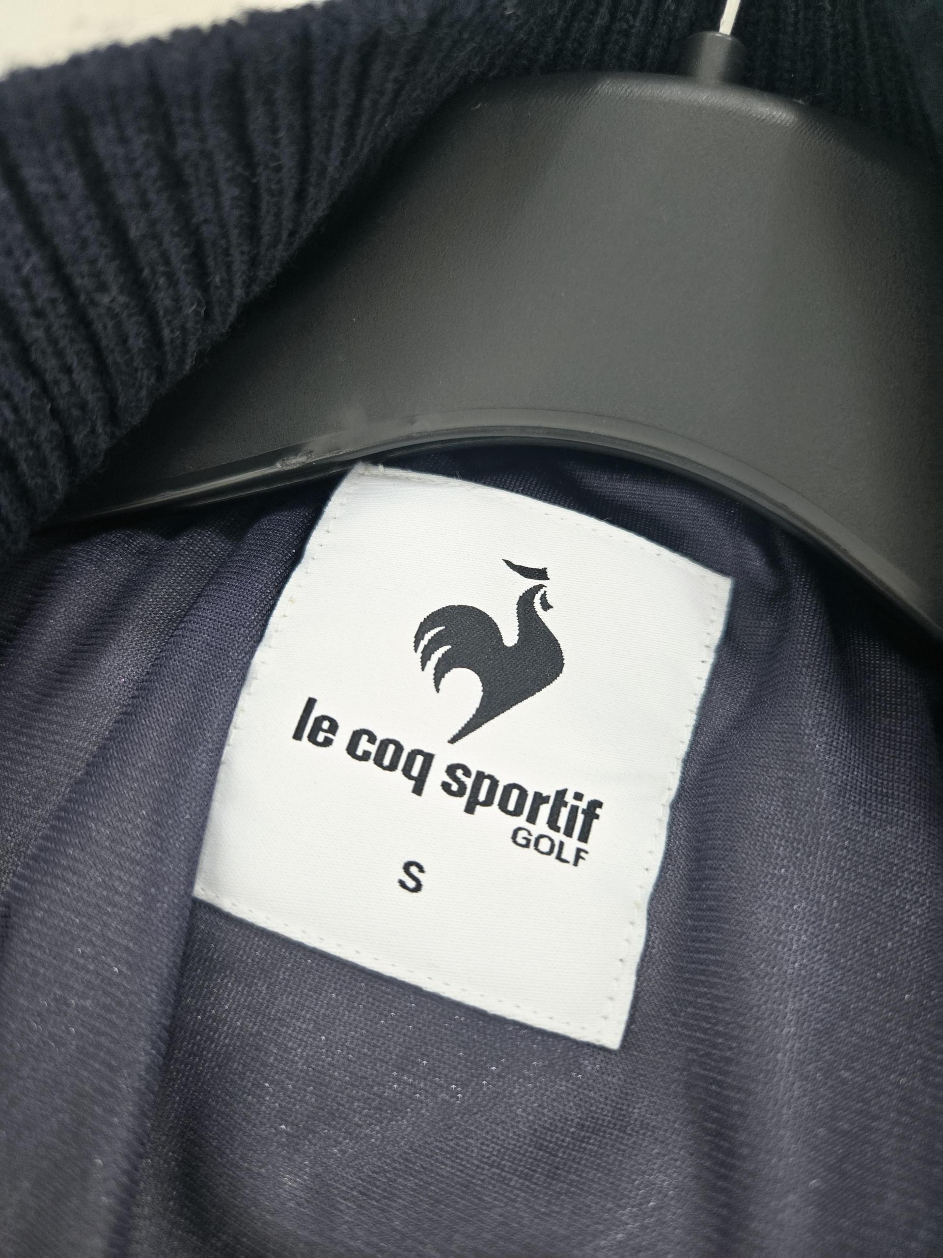 정품 르꼬끄 골프 LE COQ SPORTIF 구스 패딩 니트 집업
