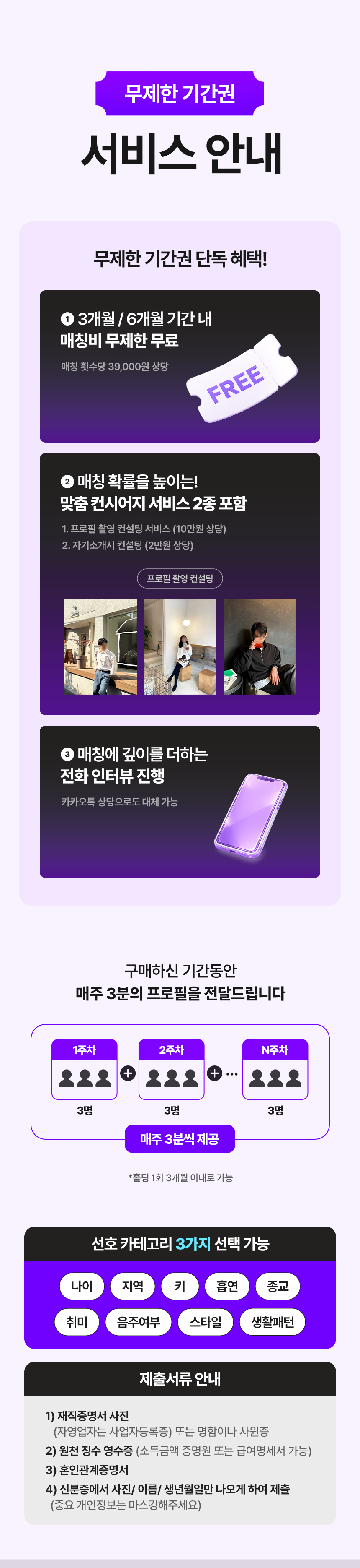 소개팅 무제한 기간권 온라인 결정사 솔로오프