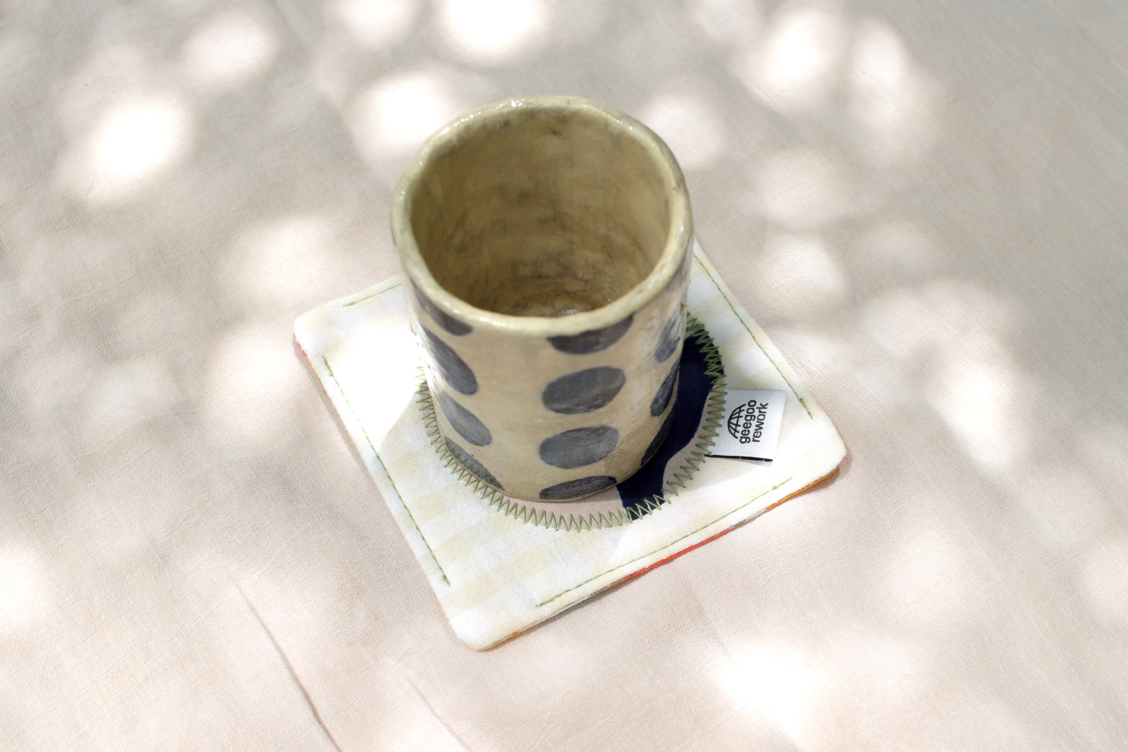 flower apple coaster