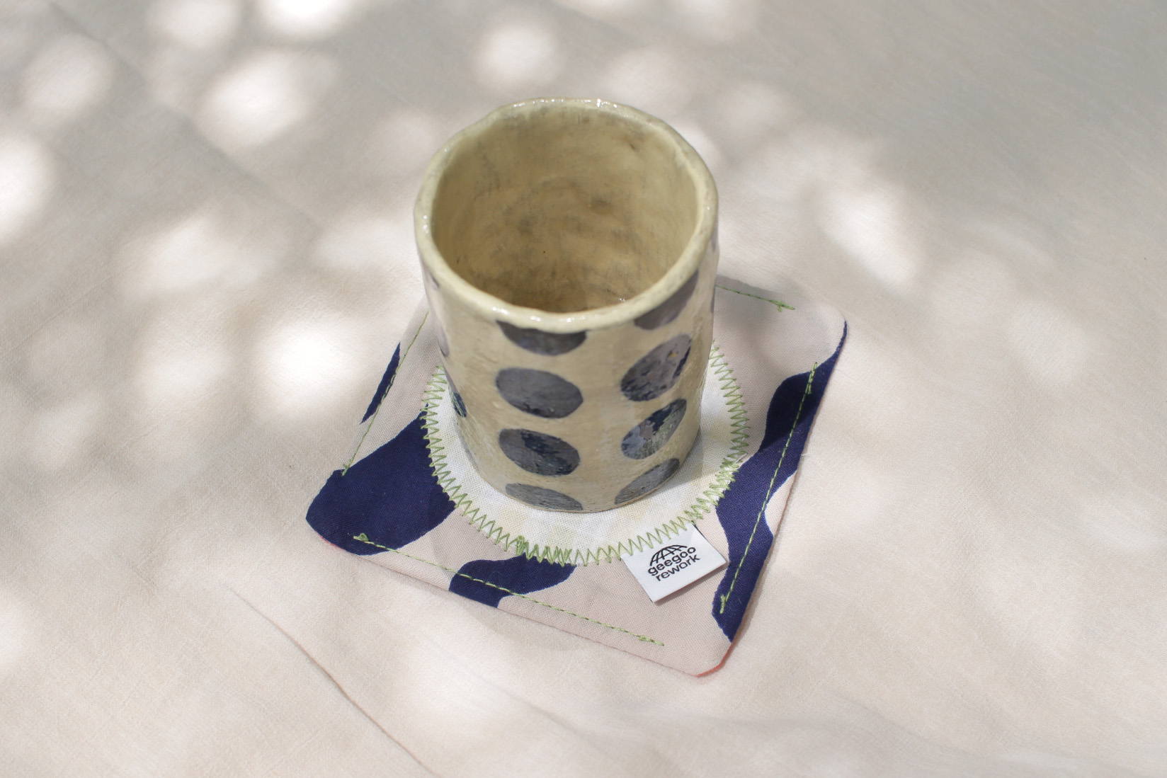 flower apple coaster