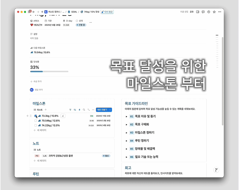 갓생 노션 OS