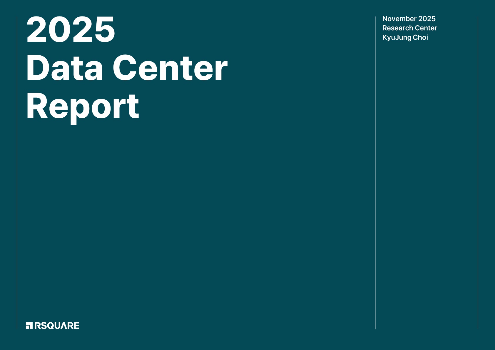 RSQUARE 2025_Data Center Report