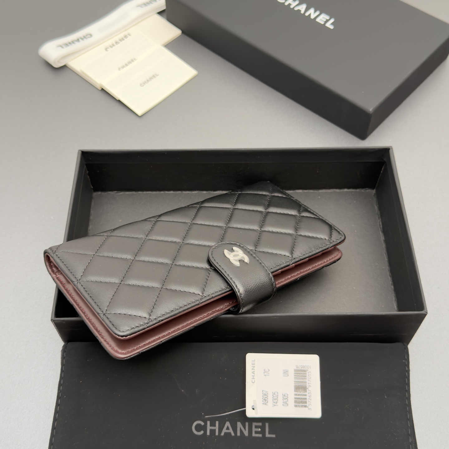 Chanel 샤넬 퀼팅 롱 월렛 지갑 복제