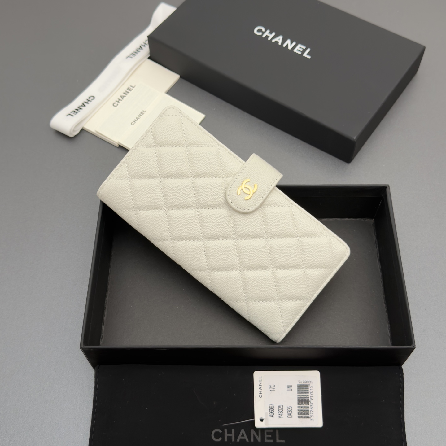 Chanel 샤넬 퀼팅 롱 월렛 지갑