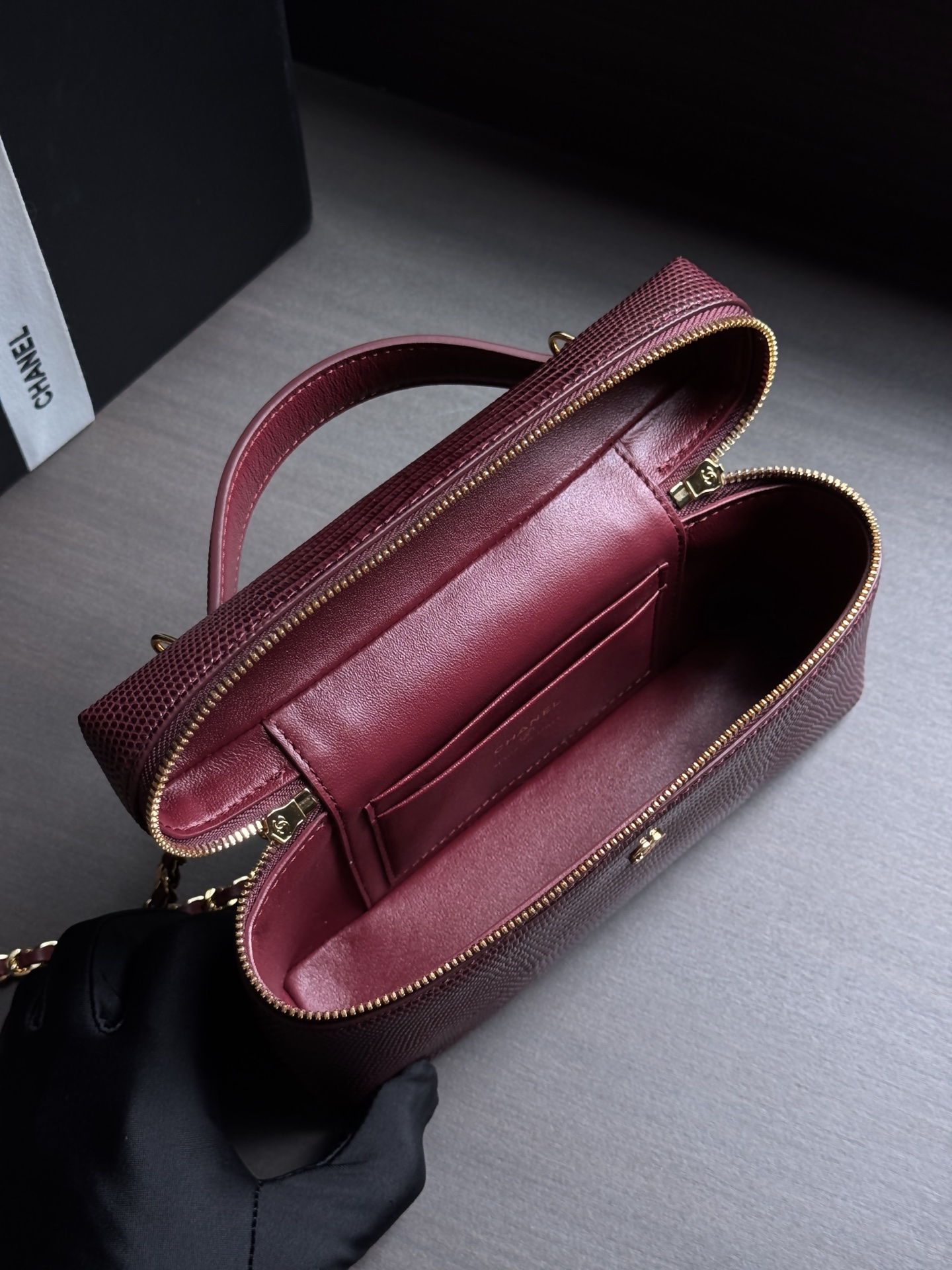 CHANEL 샤넬 26A 시리즈 런치박스 vanity 베니티 가방