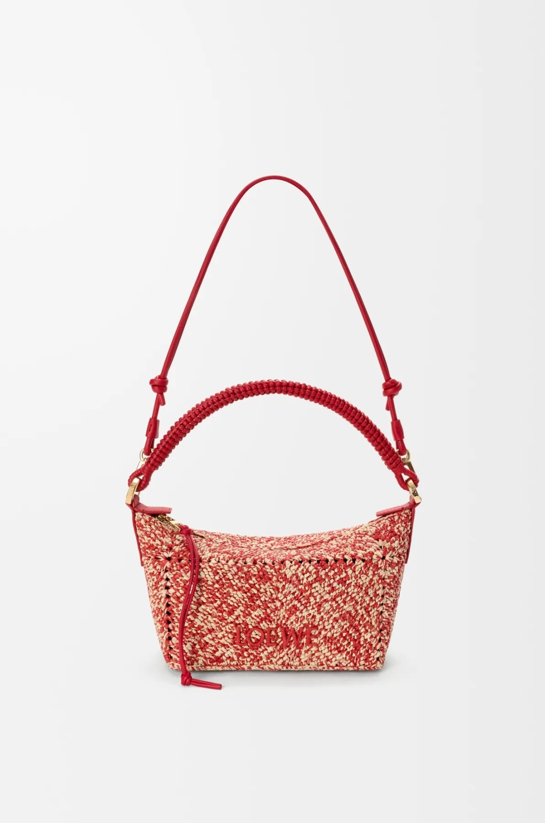 LOEWE 로에베 미니 클래식 카프스킨 & 라피아 칼라 백 가방 / 11268