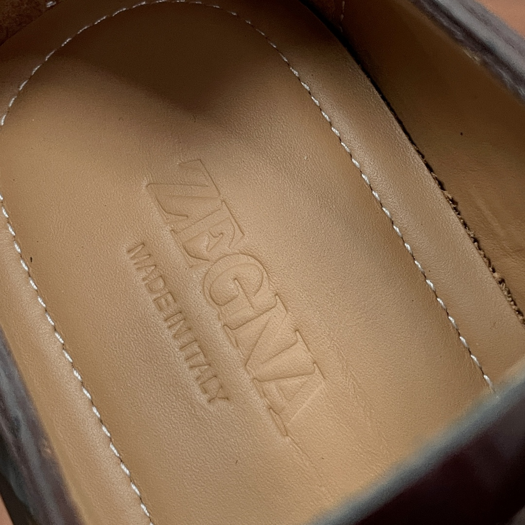 Zegna 제냐 브러쉬드 오피스 정장화 (옥스퍼드) 구두 신발