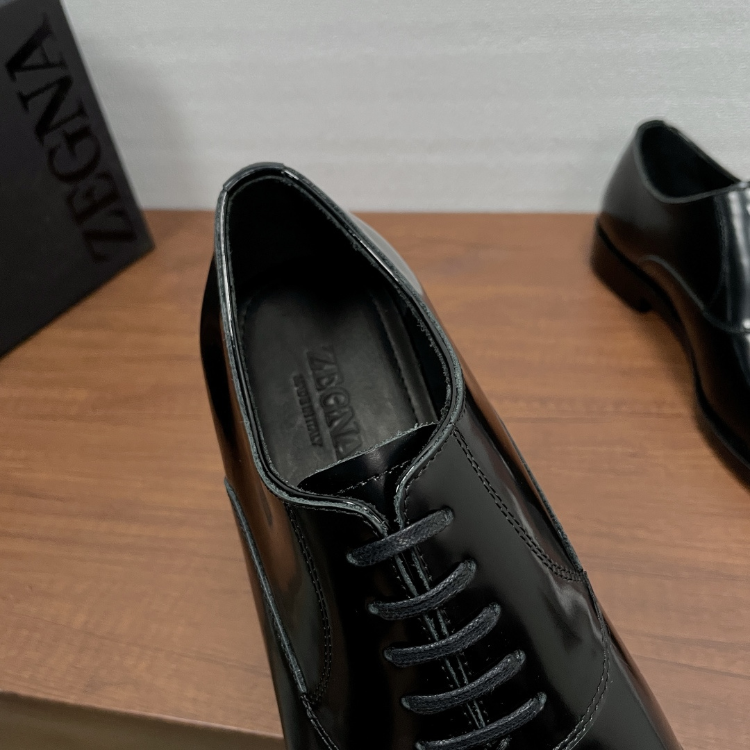 Zegna 제냐 브러쉬드 오피스 정장화 (옥스퍼드) 구두 신발
