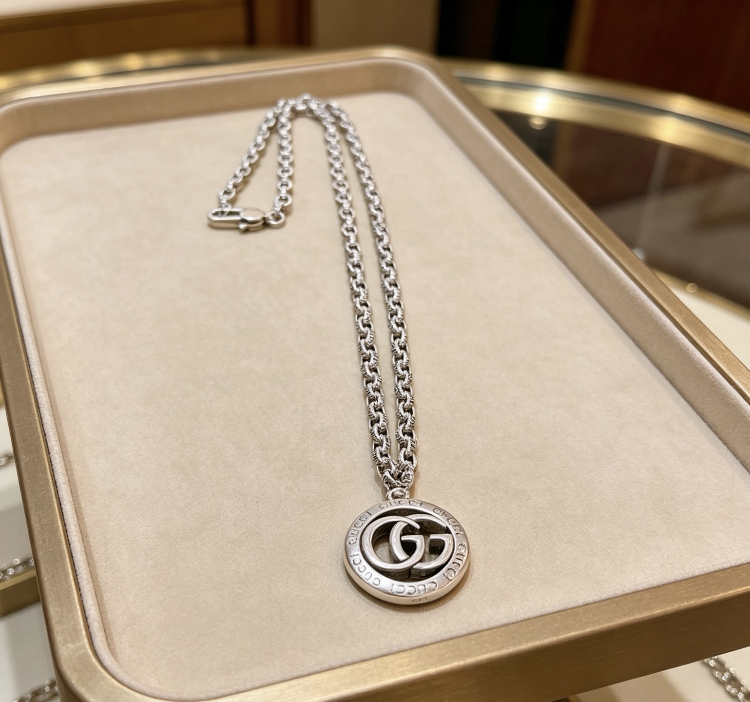 구찌(GUCCI) 빈티지 체인 목걸이 악세사리