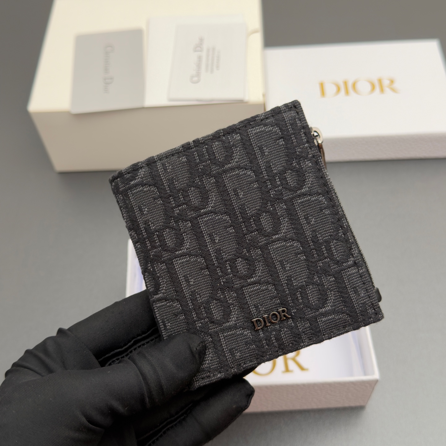 Dior 디올 맨즈 버티컬 바이폴드 지갑
