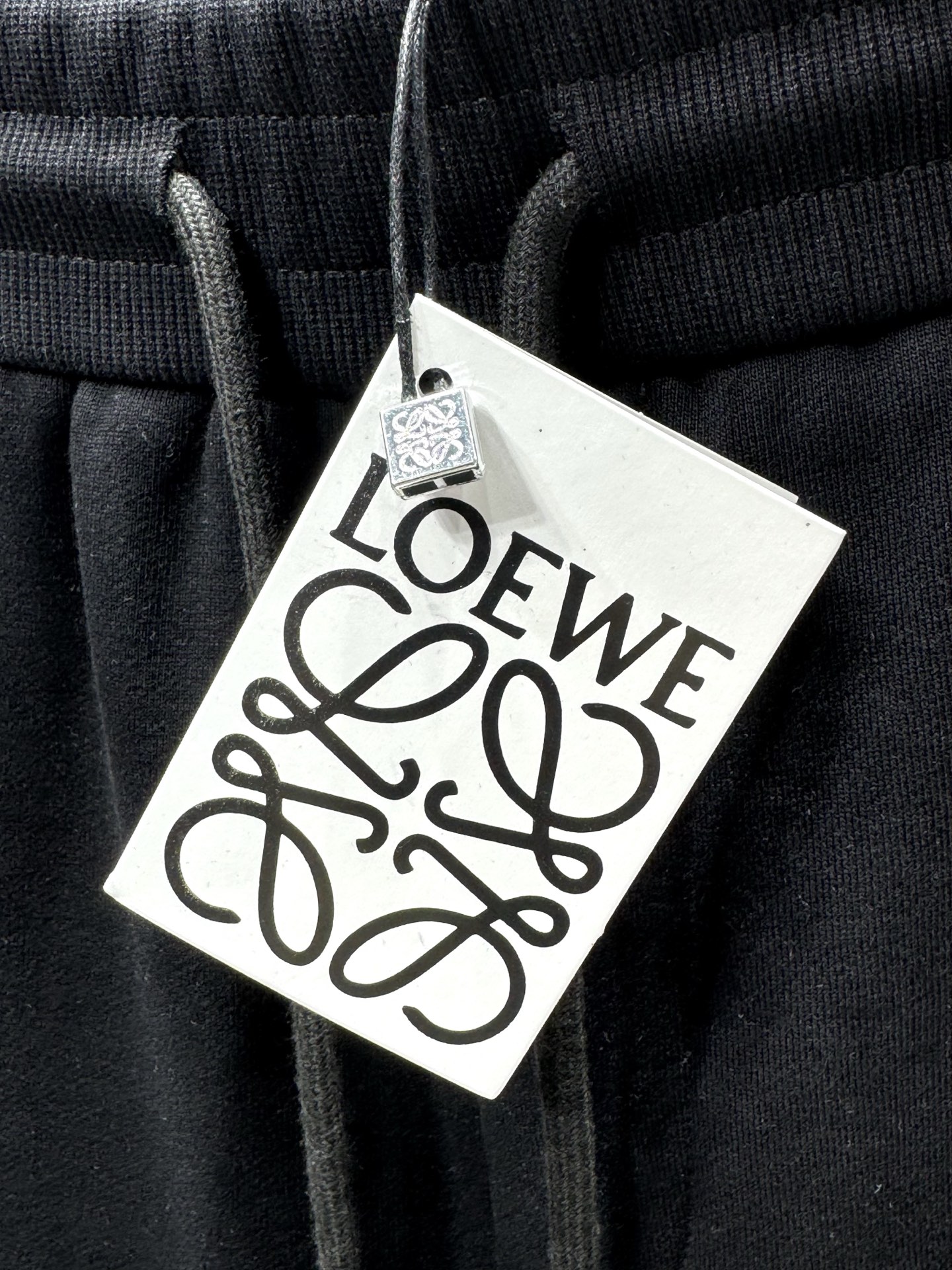 로에베(LOEWE) 로고 자수 스웨트 쇼츠 바지 의류
