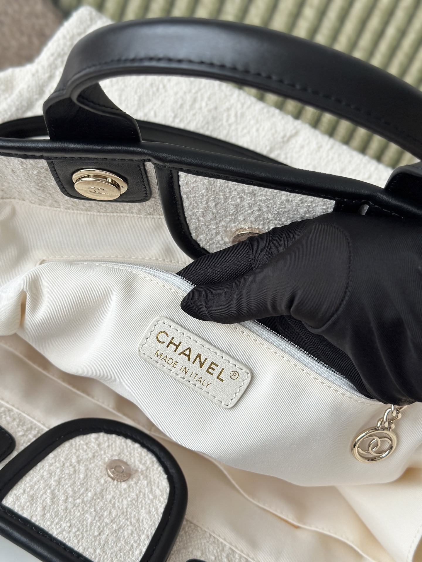 [Chanel] 샤넬 뉴 시즌 투인원 캔버스 쇼퍼 백 가방