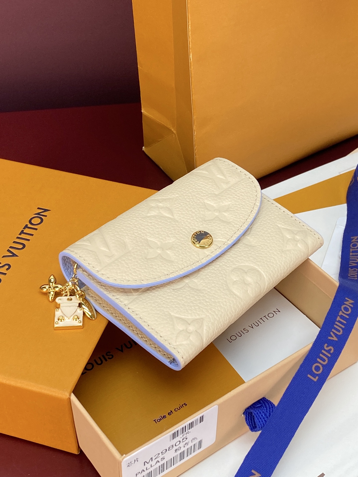 [Louis Vuitton] LV 루이비통 엠프레인 하이 섬머 Rosalie 로잘리 코인 지갑 M29805