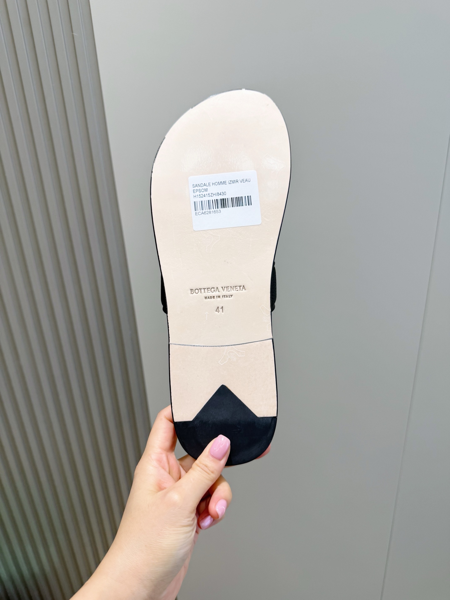 [Bottega Veneta] BV 보테가 베네타 웨이브 인트레치아토 레더 뮬 / 슬라이드 슬리퍼 신발