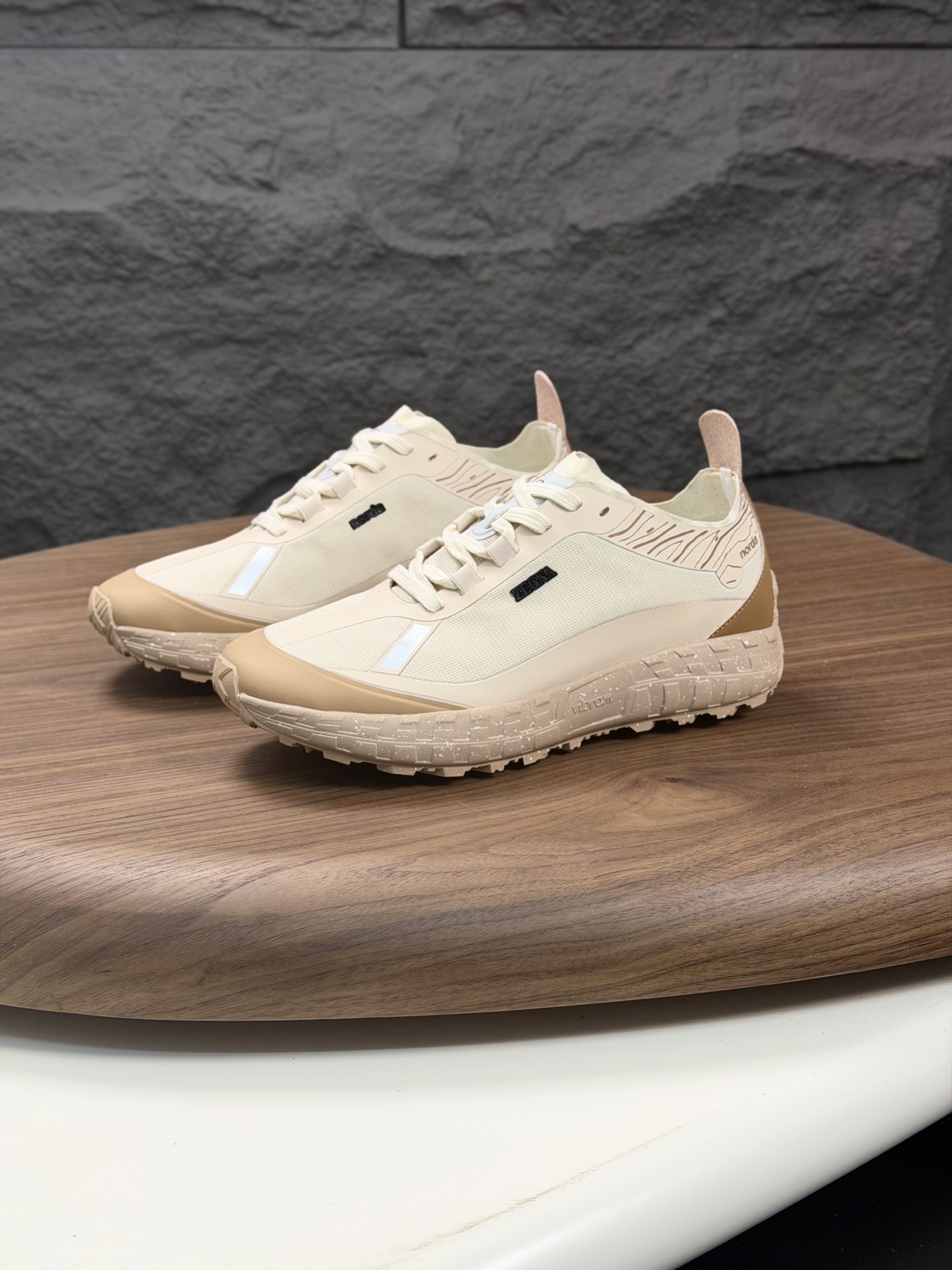 Zegna 제냐 232 스웨이드 스니커즈 신발